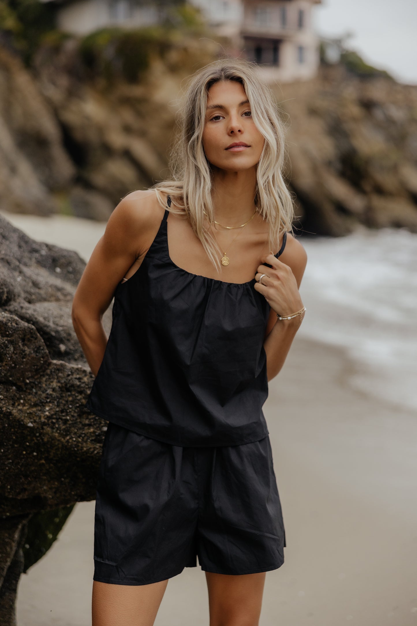 Sydney Poplin Tank & Shorts Set