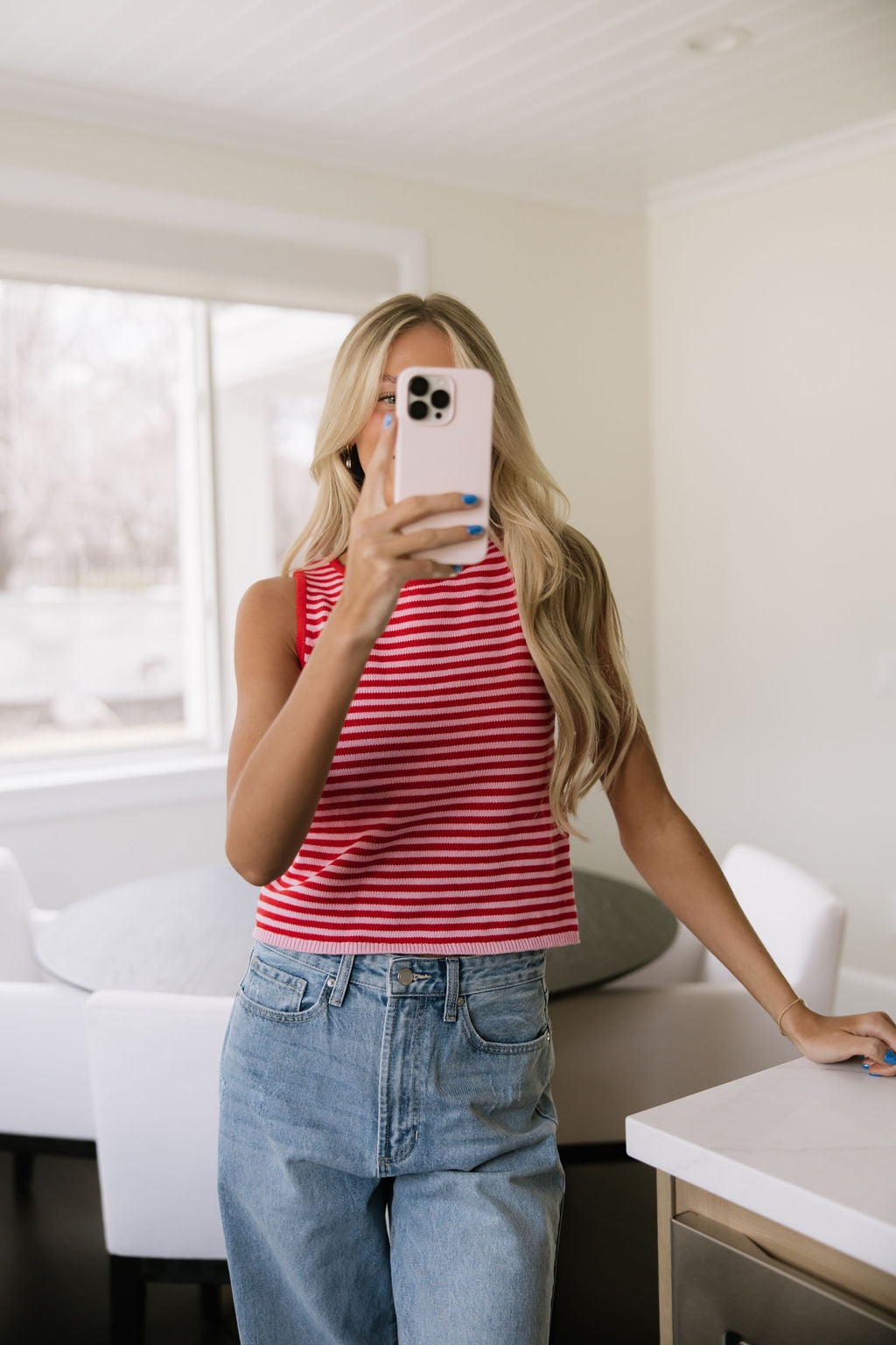 Frankie Stripe Knit Tank
