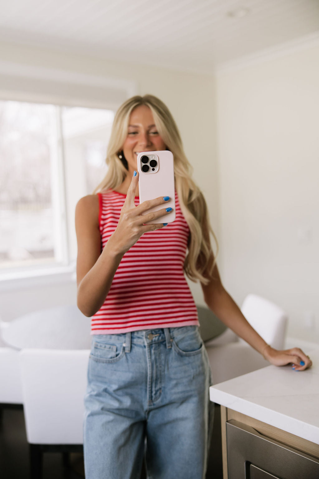 Frankie Stripe Knit Tank