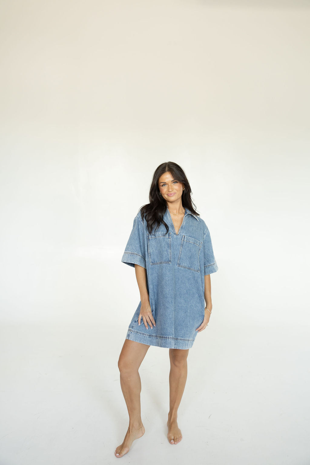 Backroads Denim Dress Large / Denim