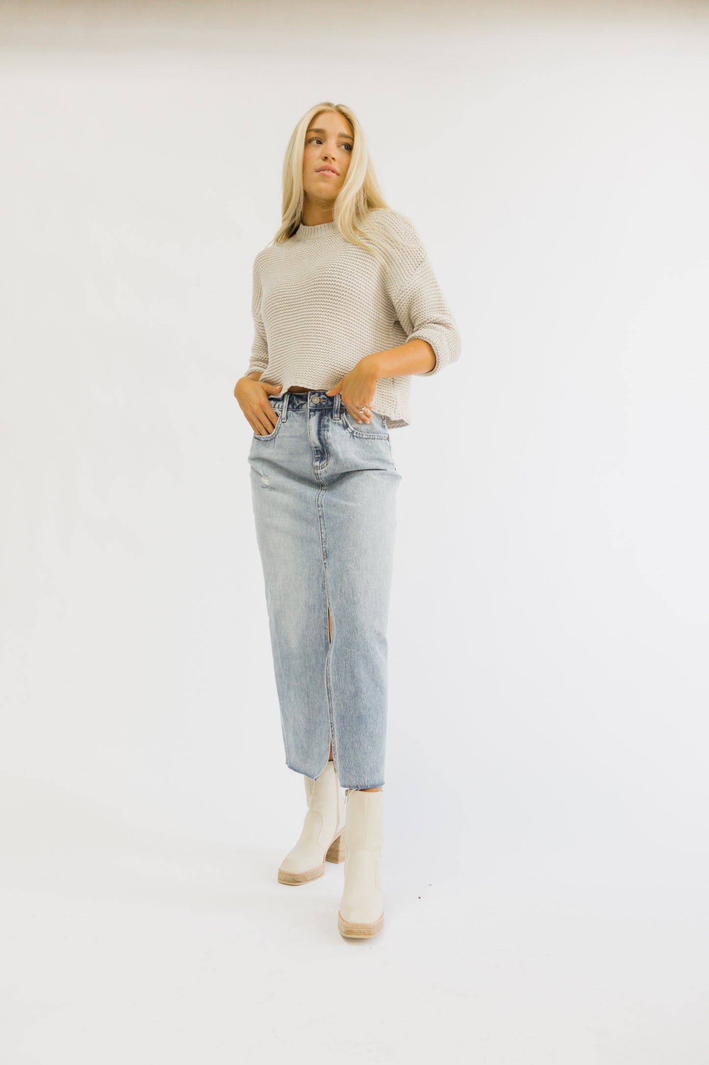 Cool Girl Denim Skirt