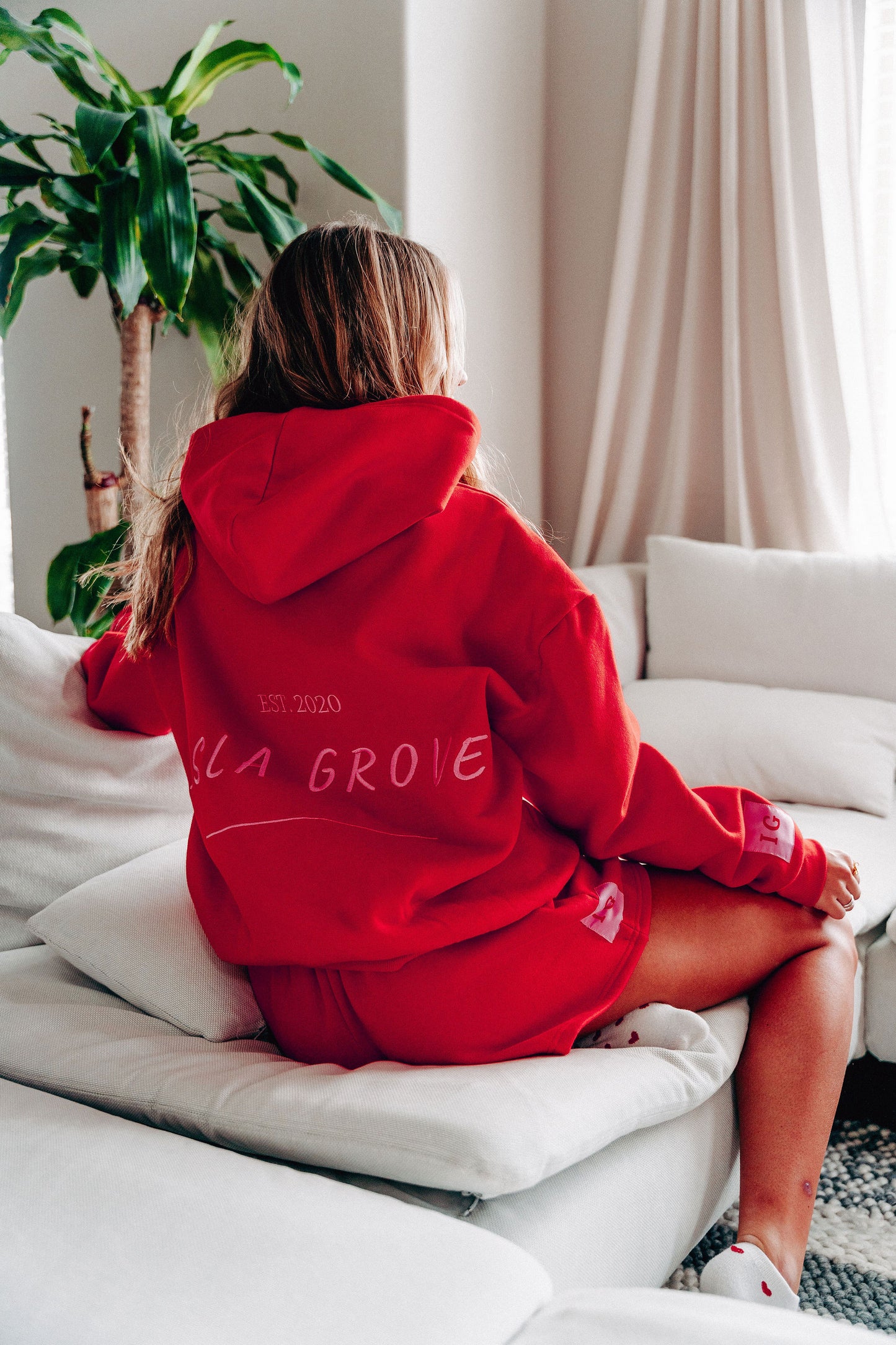 Isla Grove Original Sweatshorts // Berry