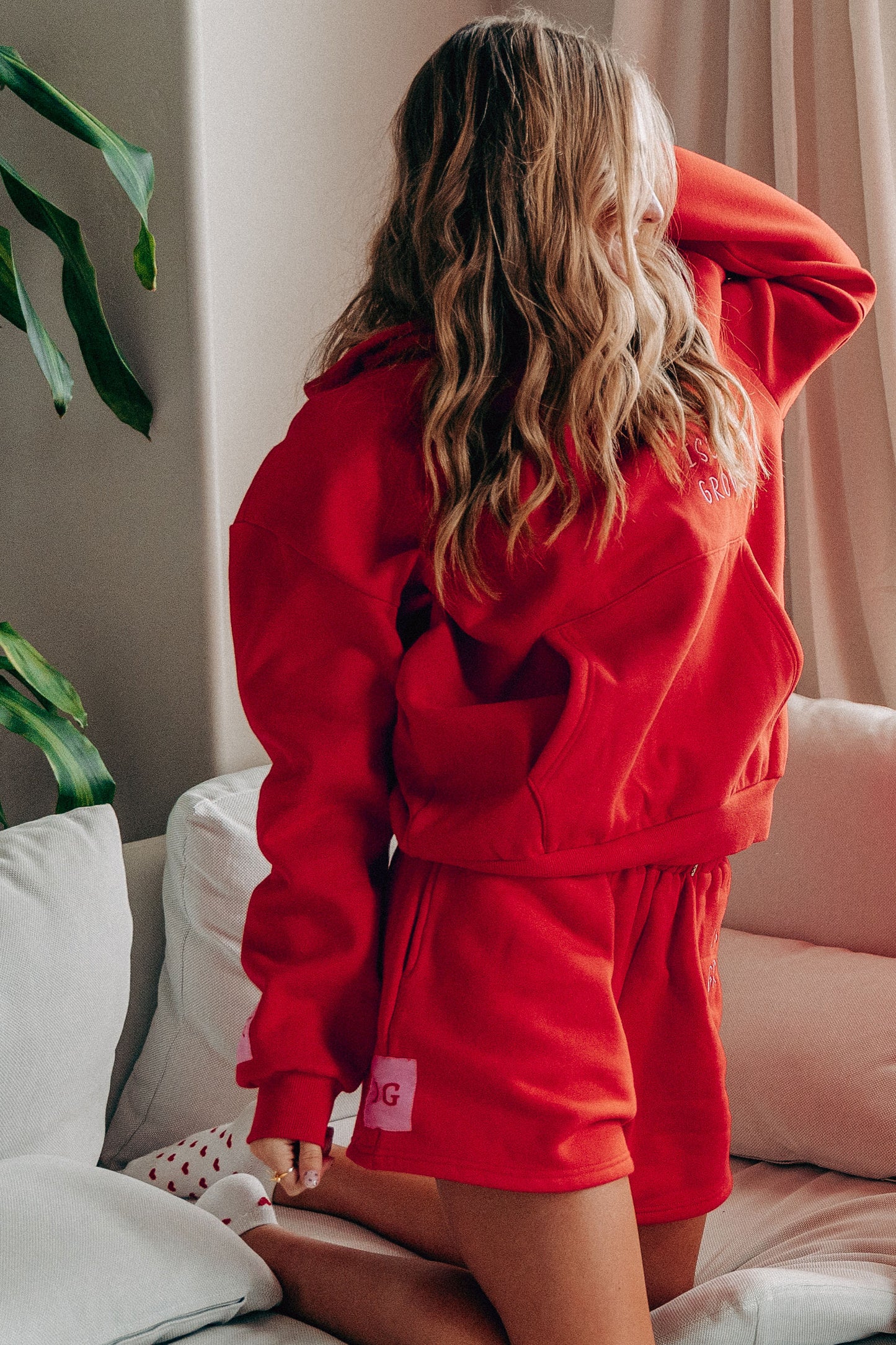 Isla Grove Original Sweatshorts // Berry