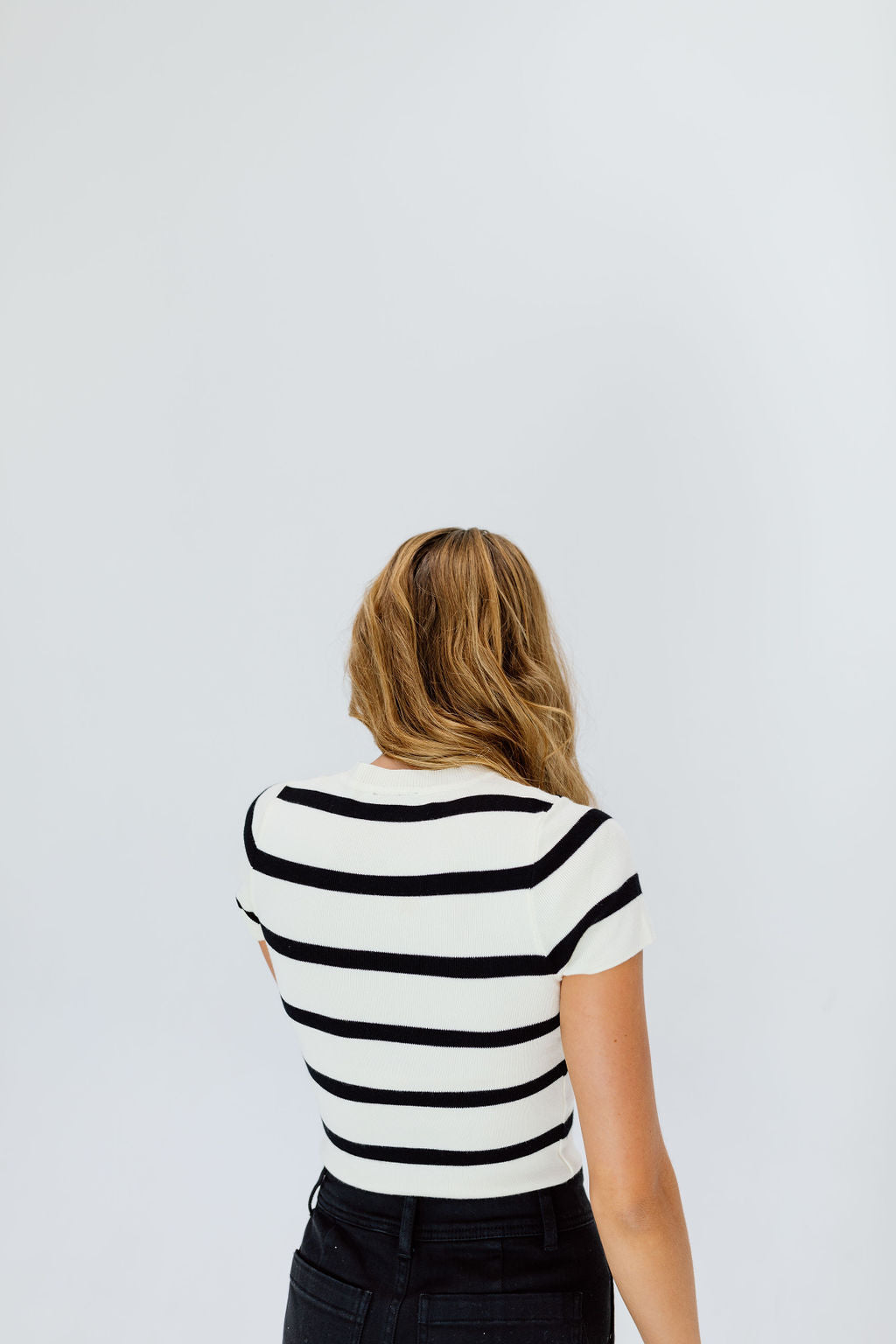 Madison Stripe Knit Top