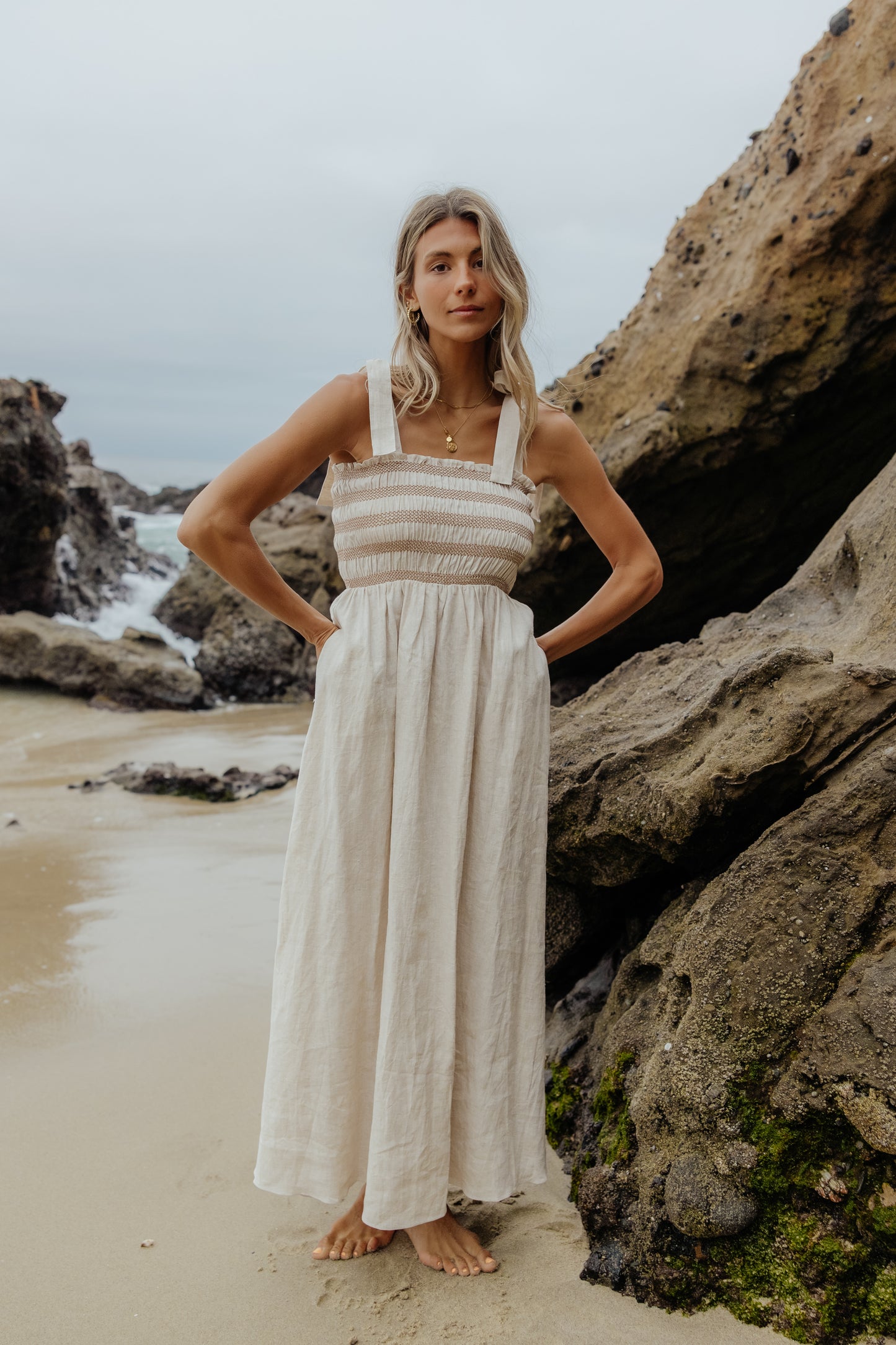 Brontë Smocked Dress