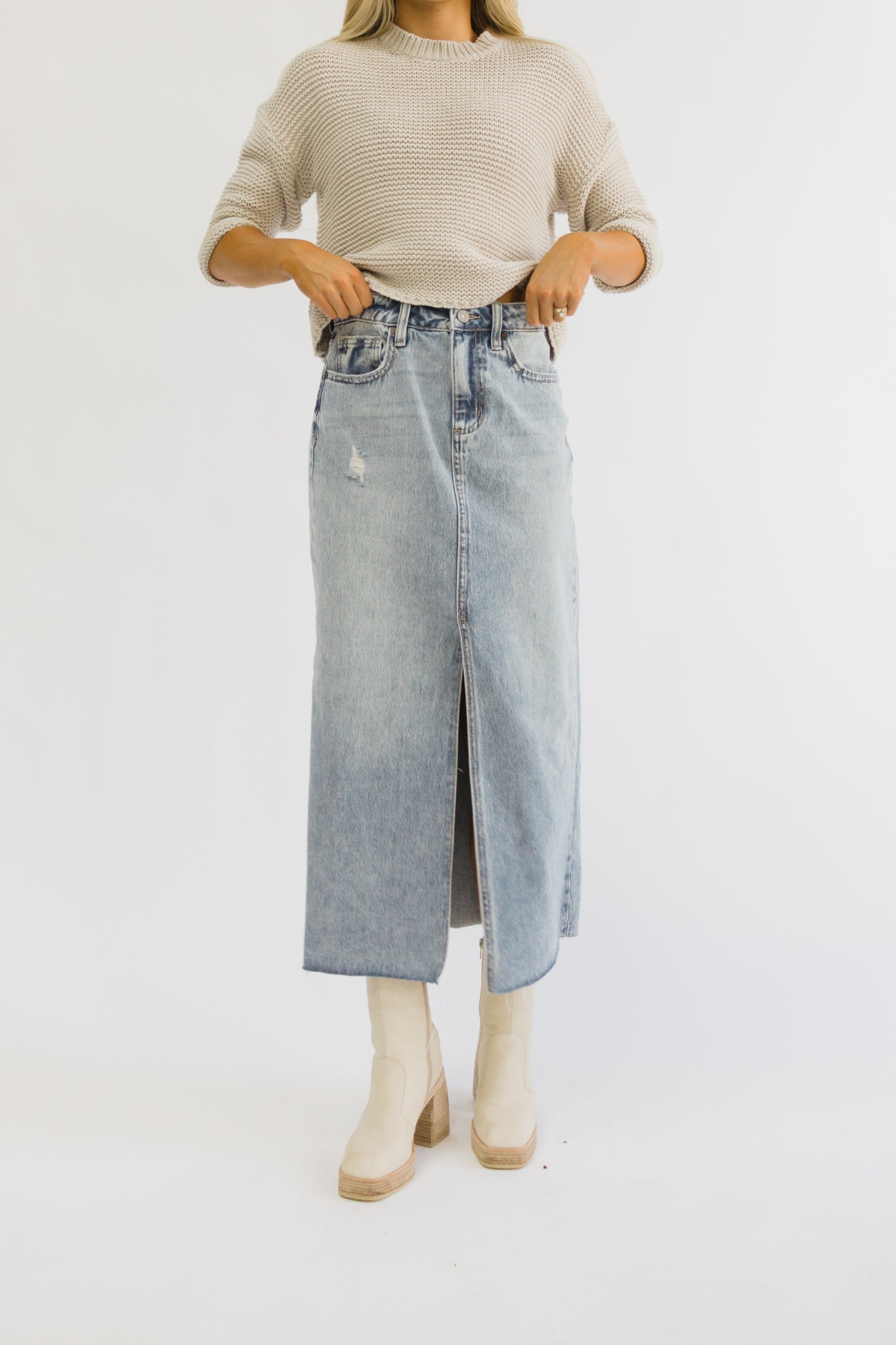 Cool Girl Denim Skirt