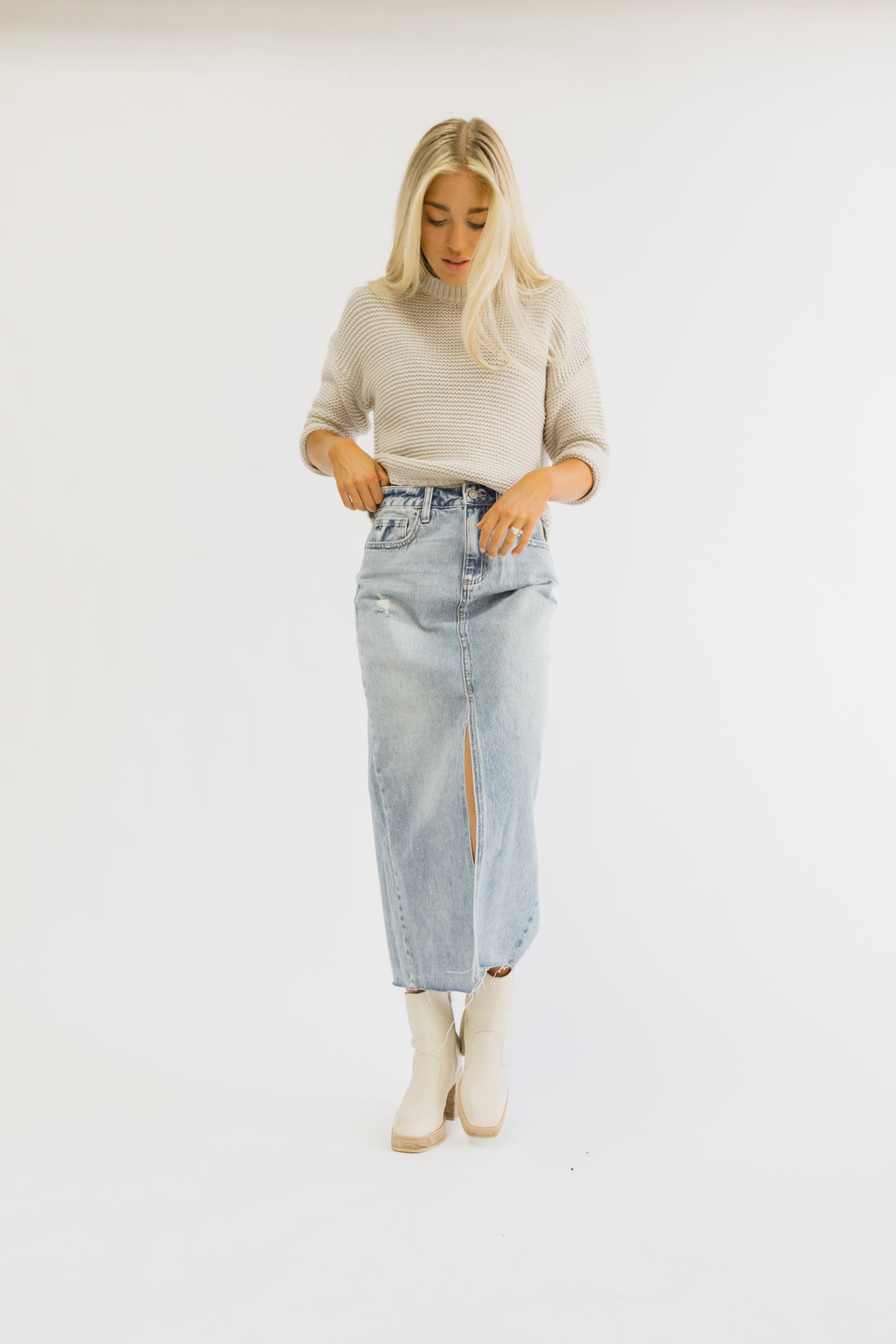 Cool Girl Denim Skirt