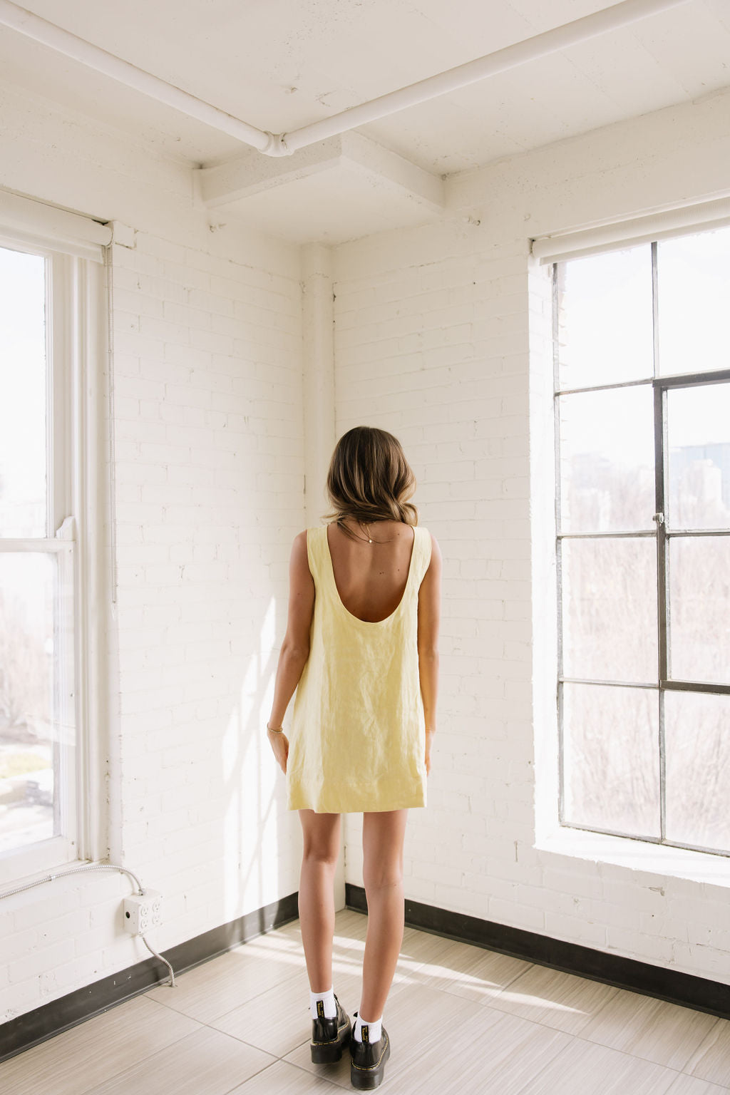 Daffodil Linen Dress