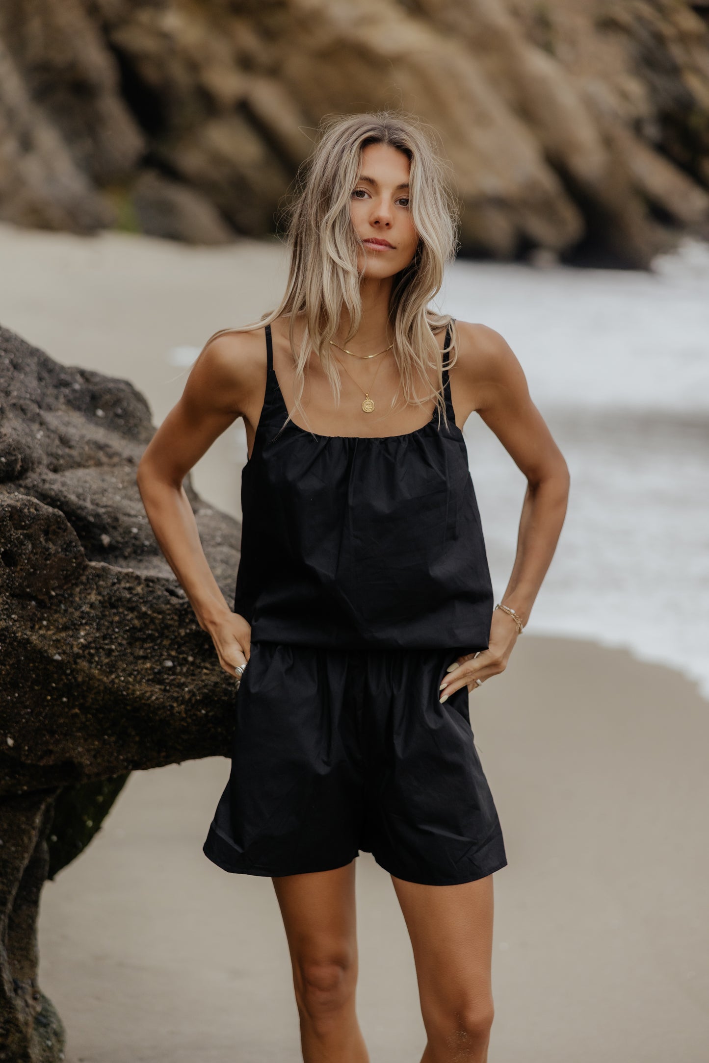 Sydney Poplin Tank & Shorts Set