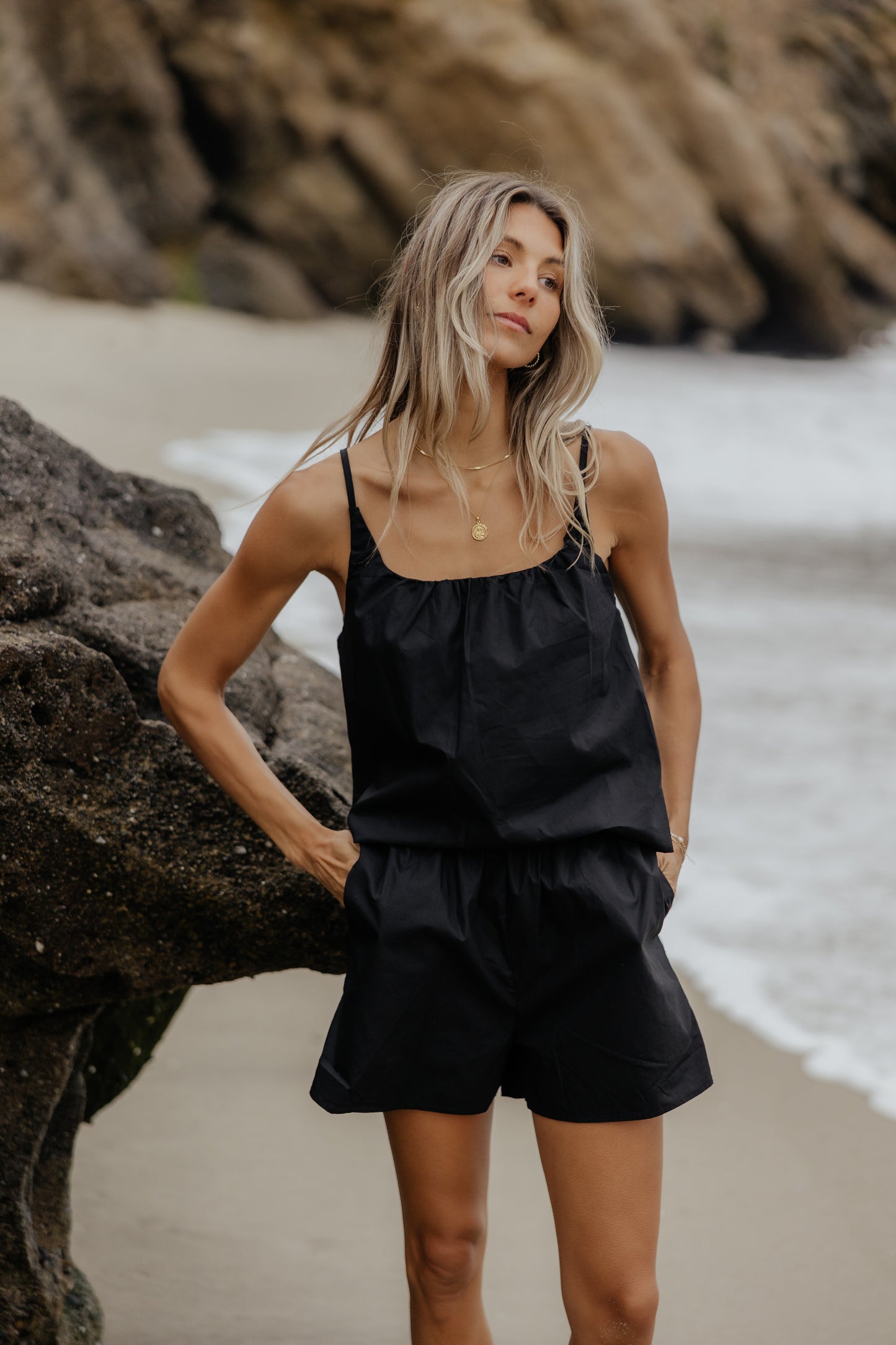 Sydney Poplin Tank & Shorts Set