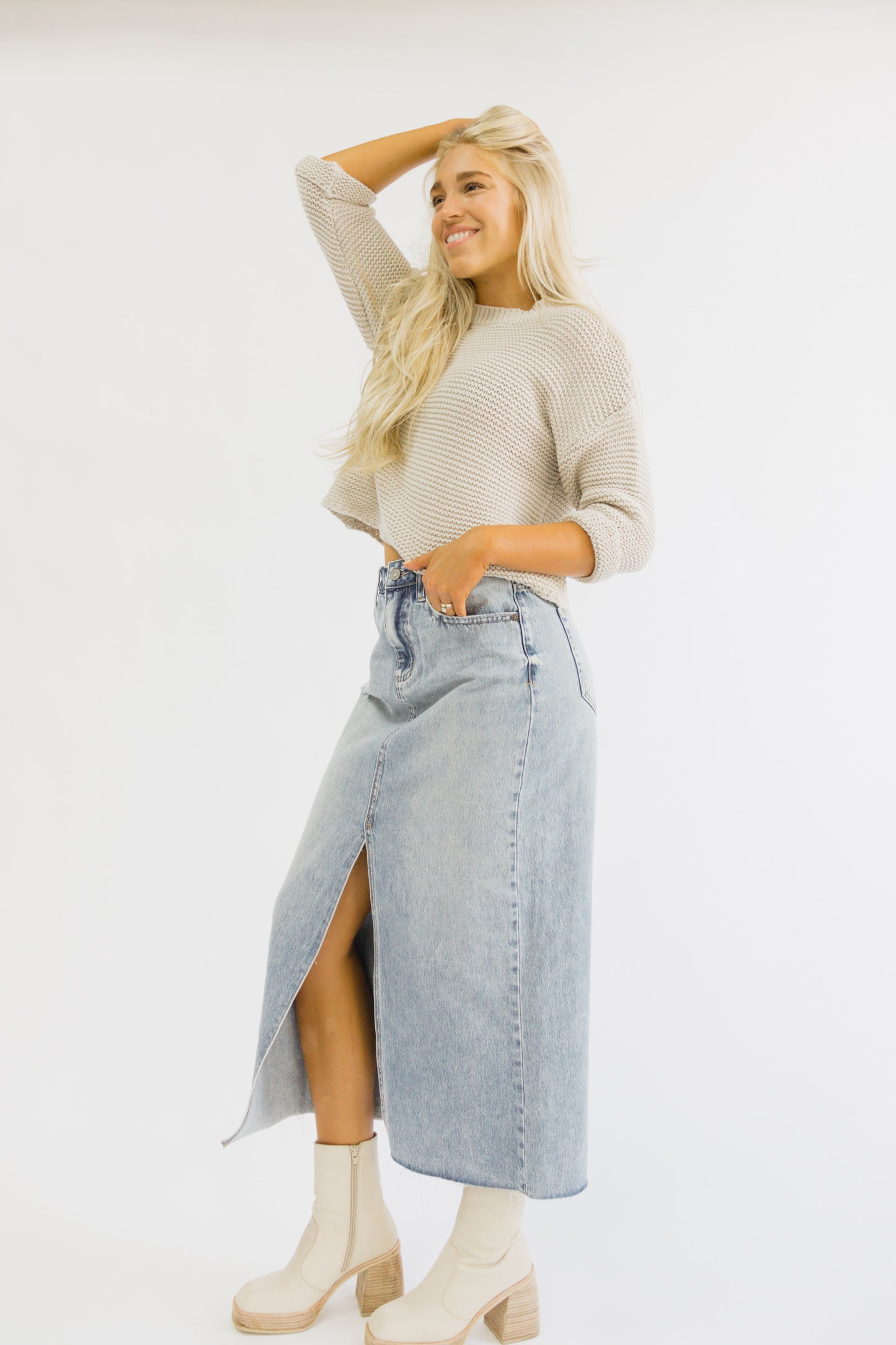 Cool Girl Denim Skirt