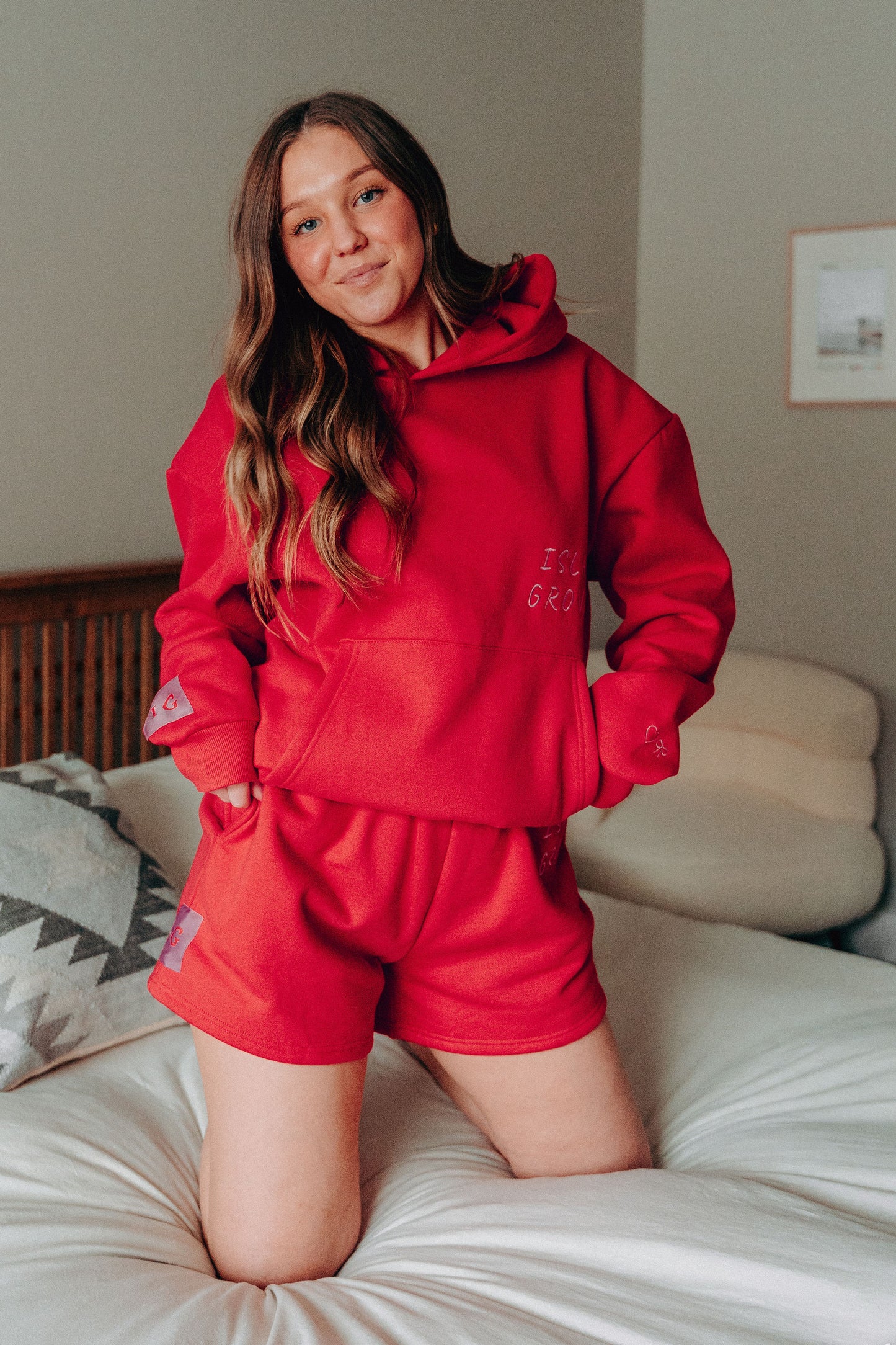 Isla Grove Original Sweatshorts // Berry