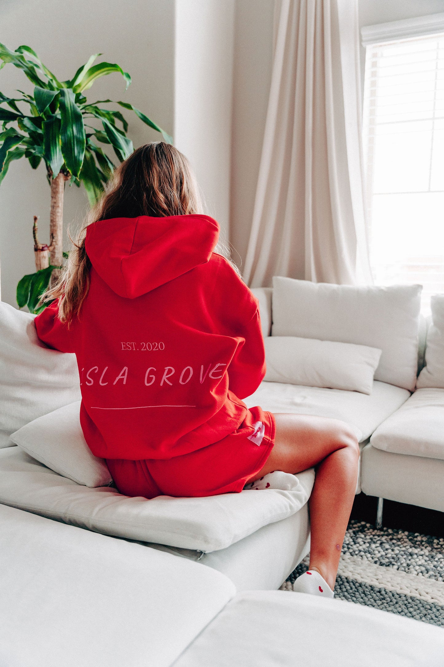 Isla Grove Original Sweatshorts // Berry