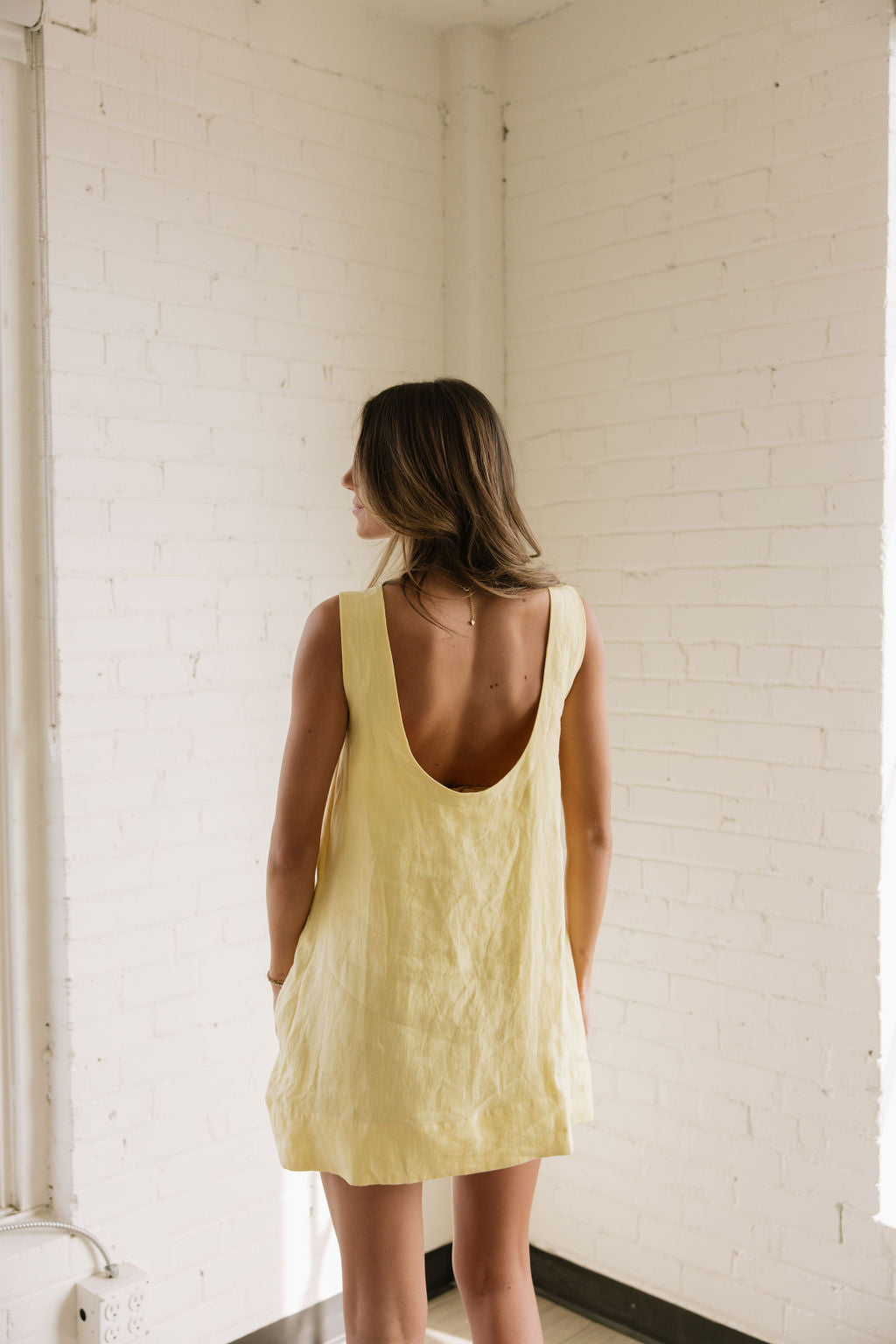 Daffodil Linen Dress