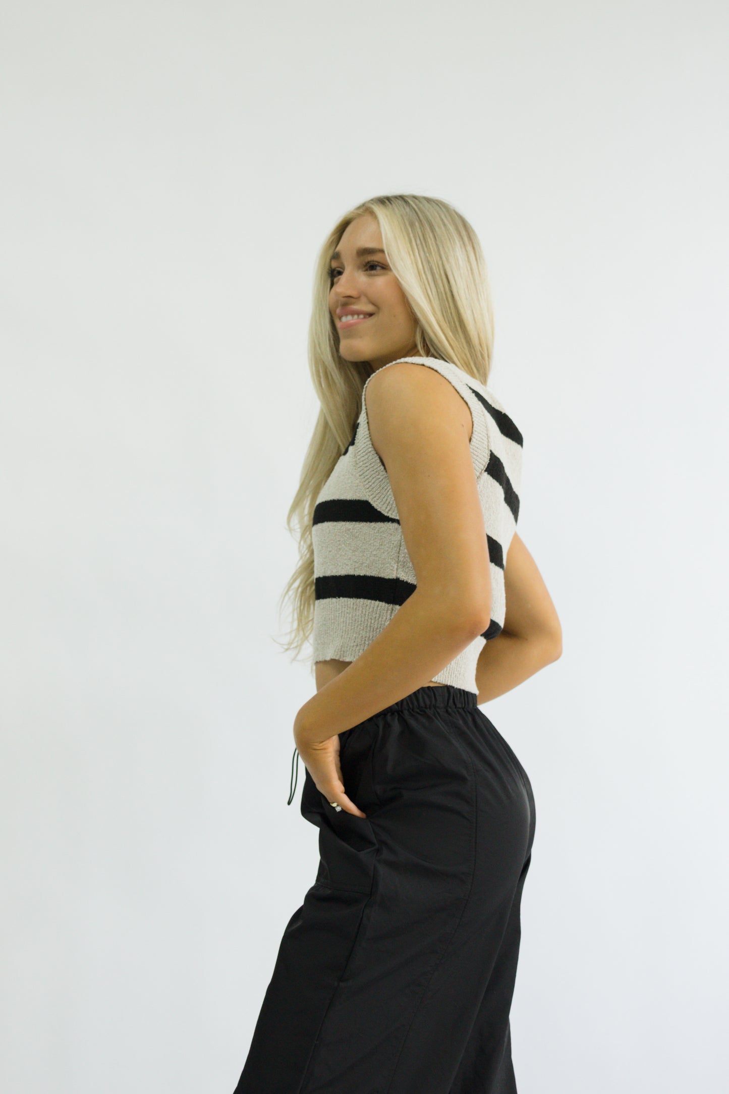 Brooklyn Stripe Sweater Vest