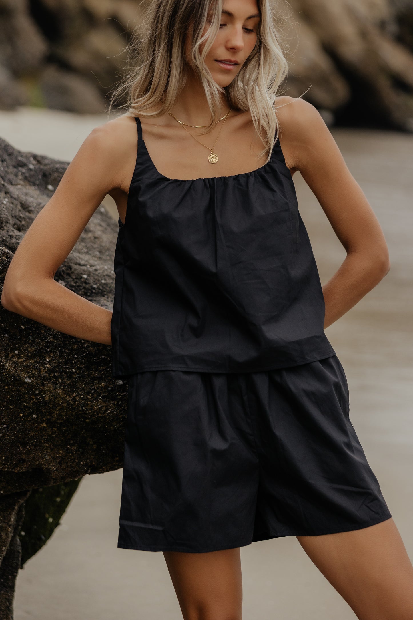 Sydney Poplin Tank & Shorts Set