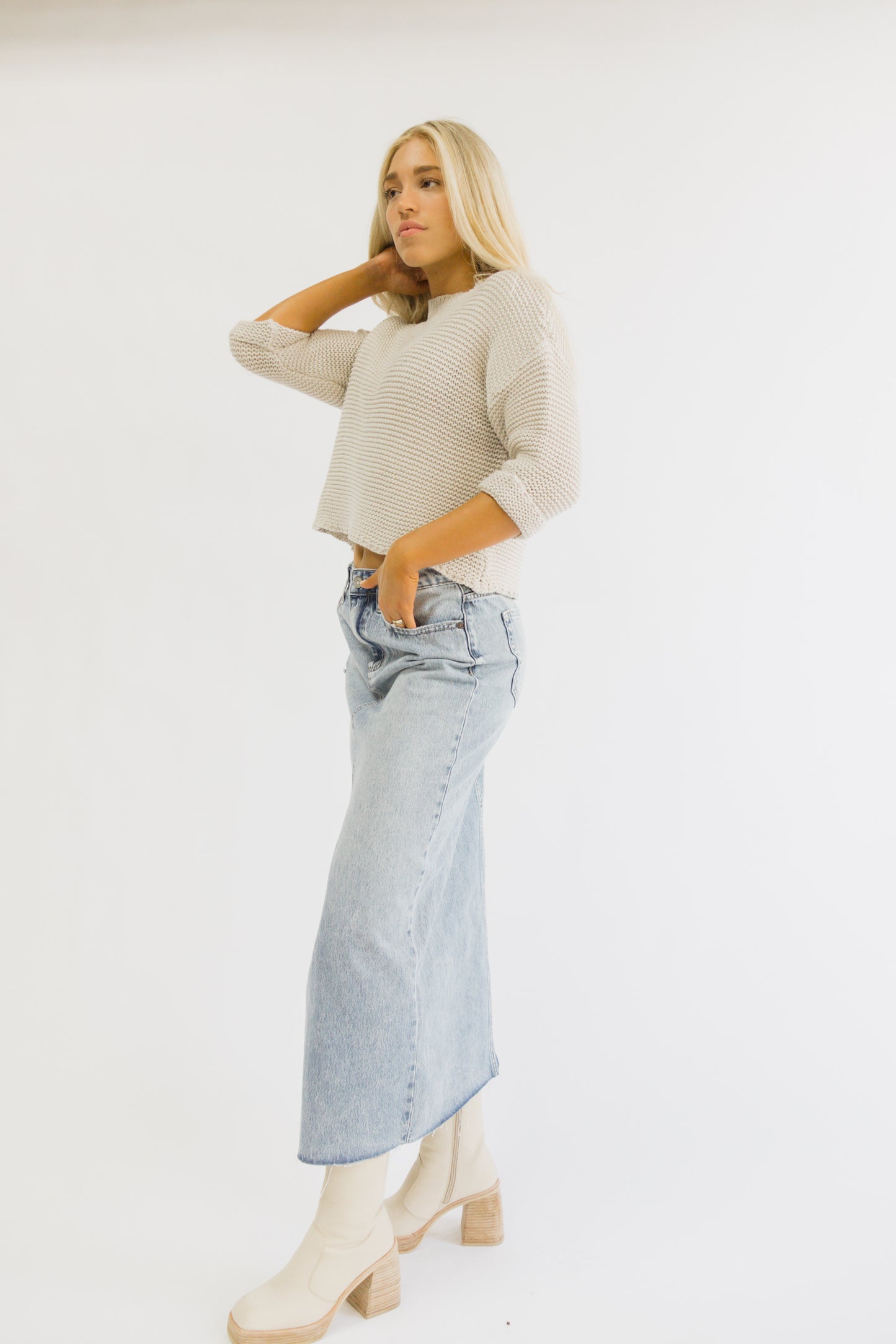 Cool Girl Denim Skirt