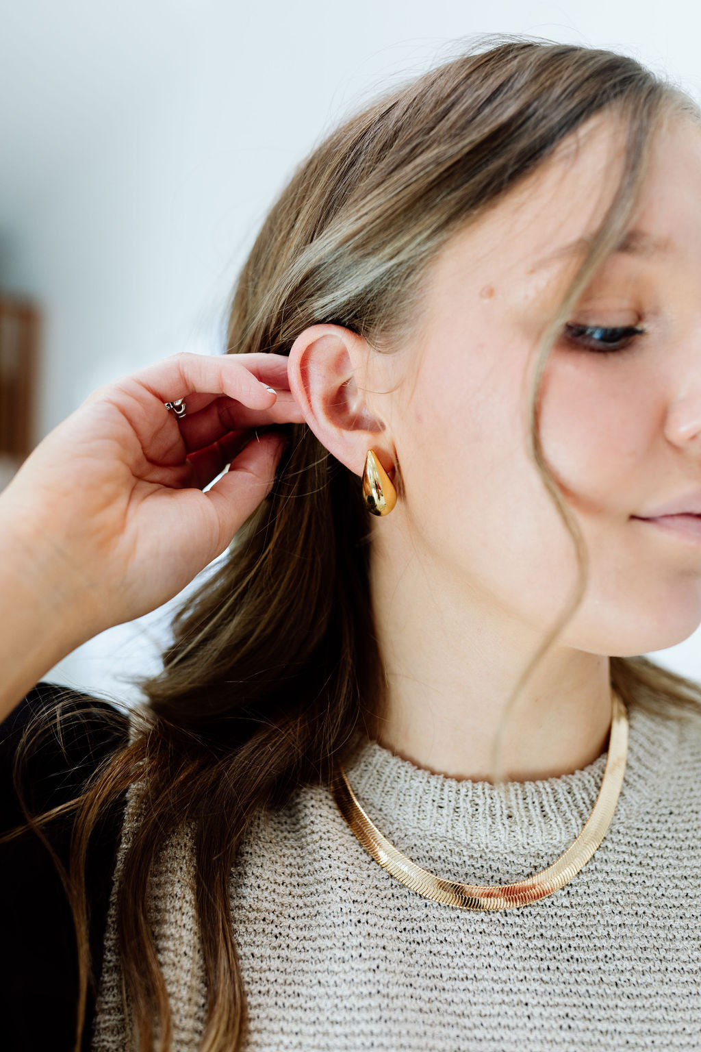 Gold Teardrop Earrings *RESTOCKED*