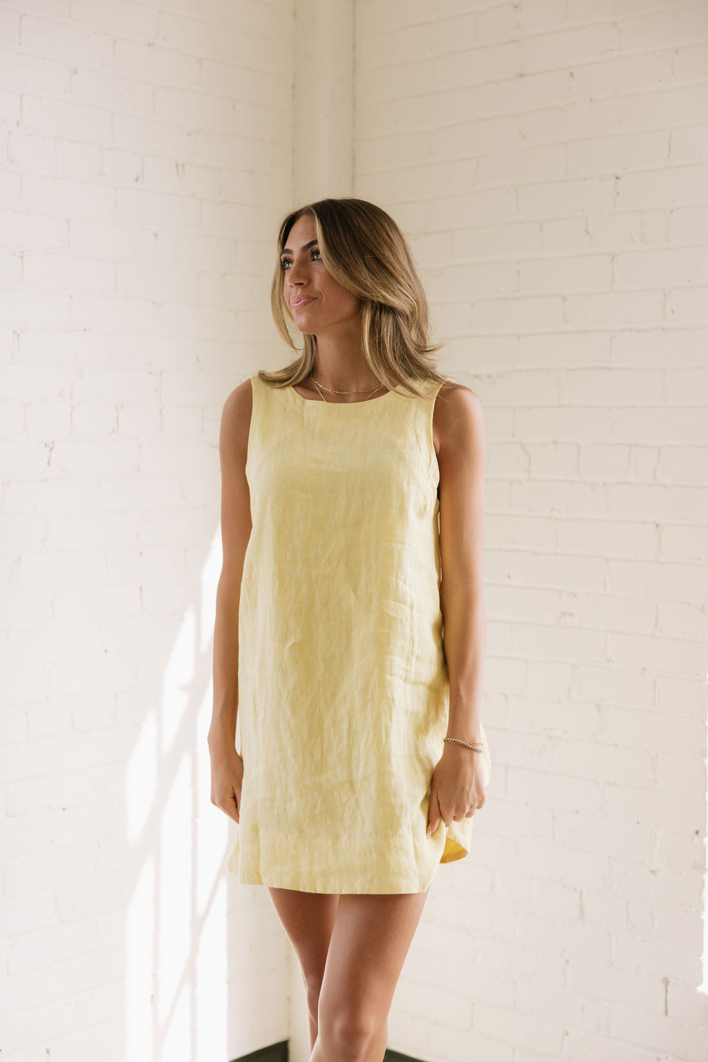 Daffodil Linen Dress