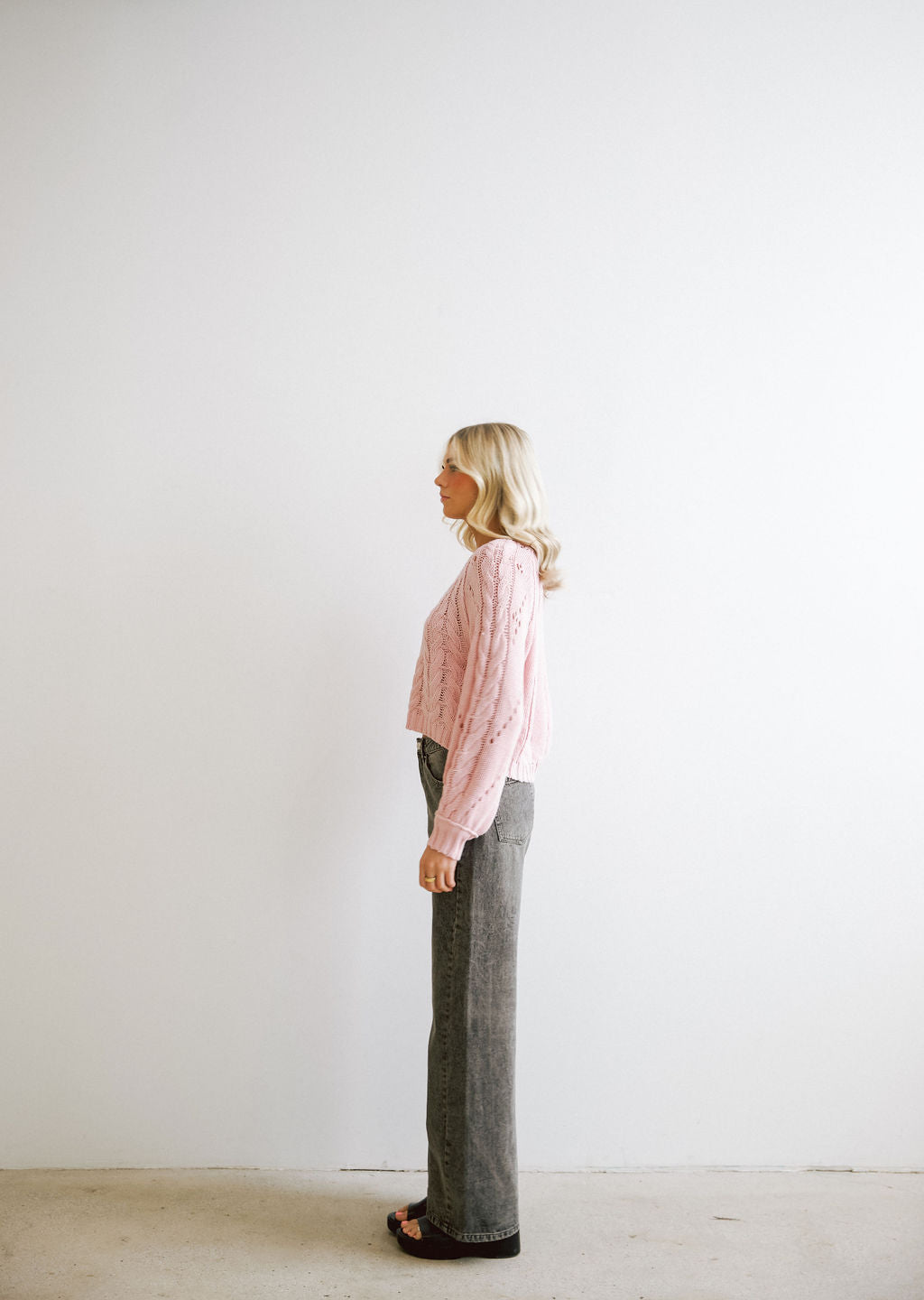 Aster Sweater // Pink