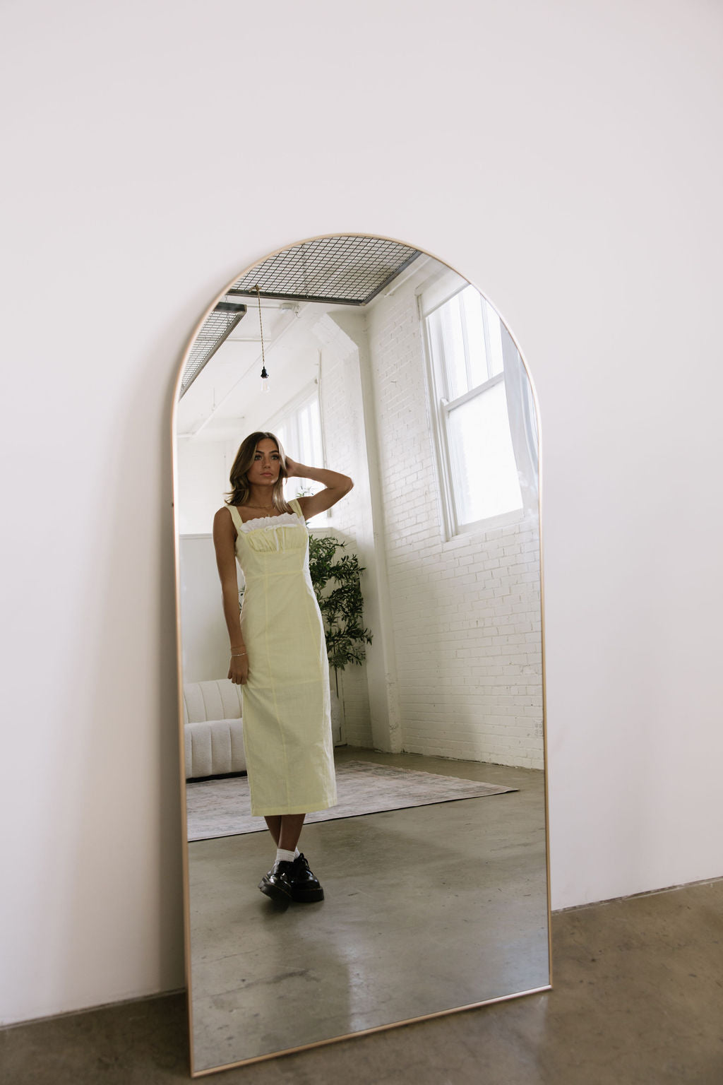 Lemon Cream Puff Dress