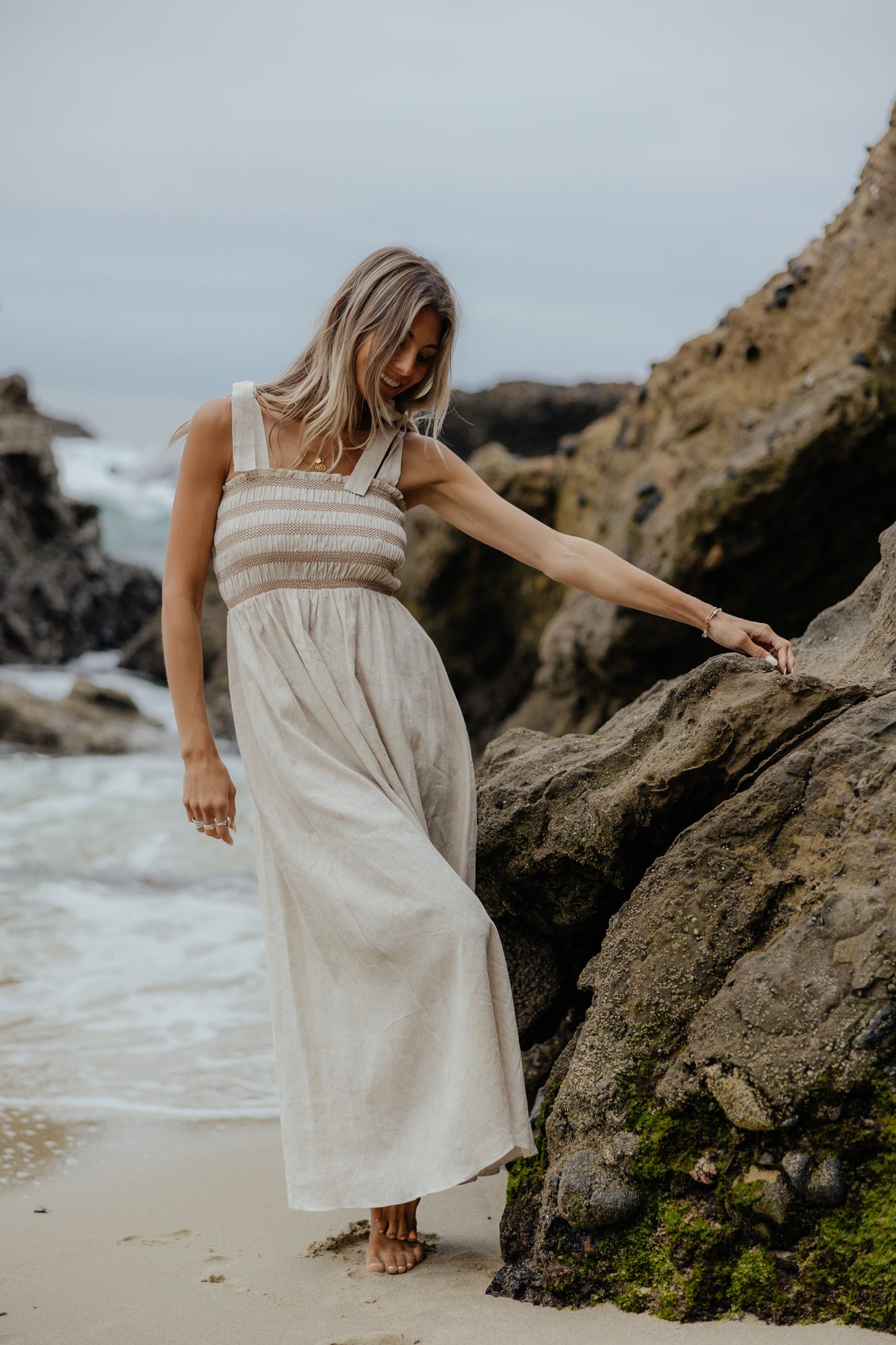 Brontë Smocked Dress
