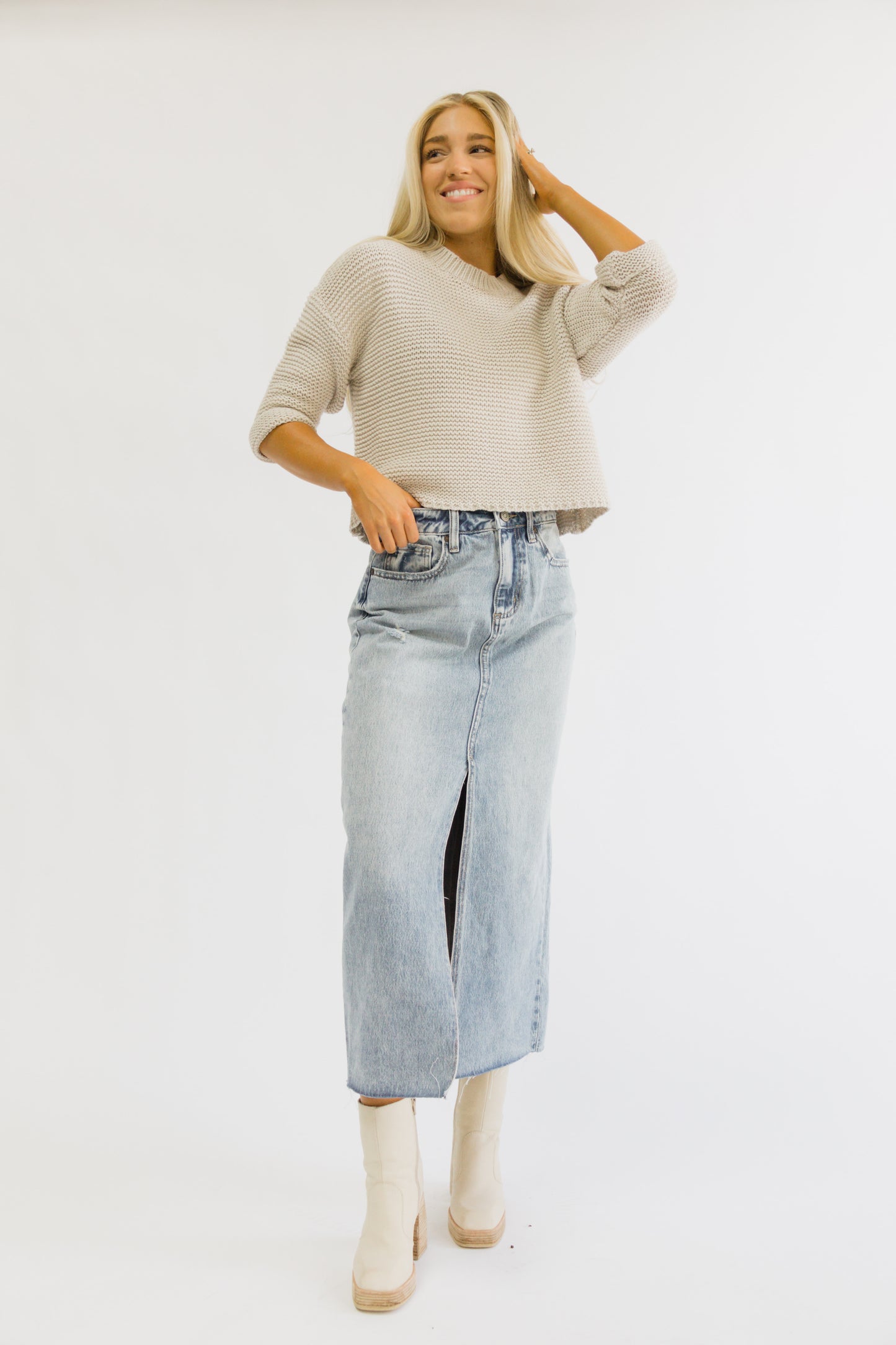 Cool Girl Denim Skirt