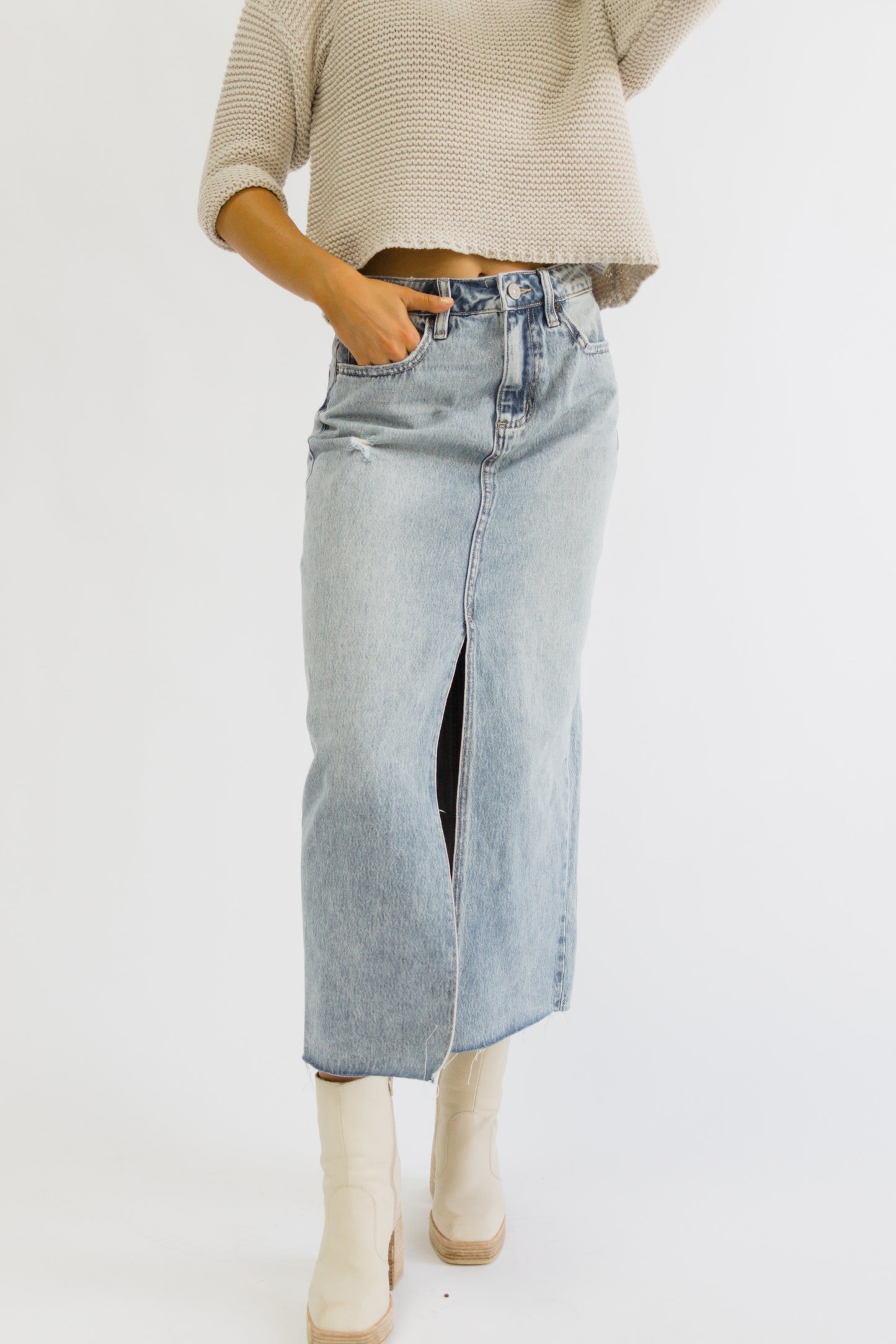 Cool Girl Denim Skirt