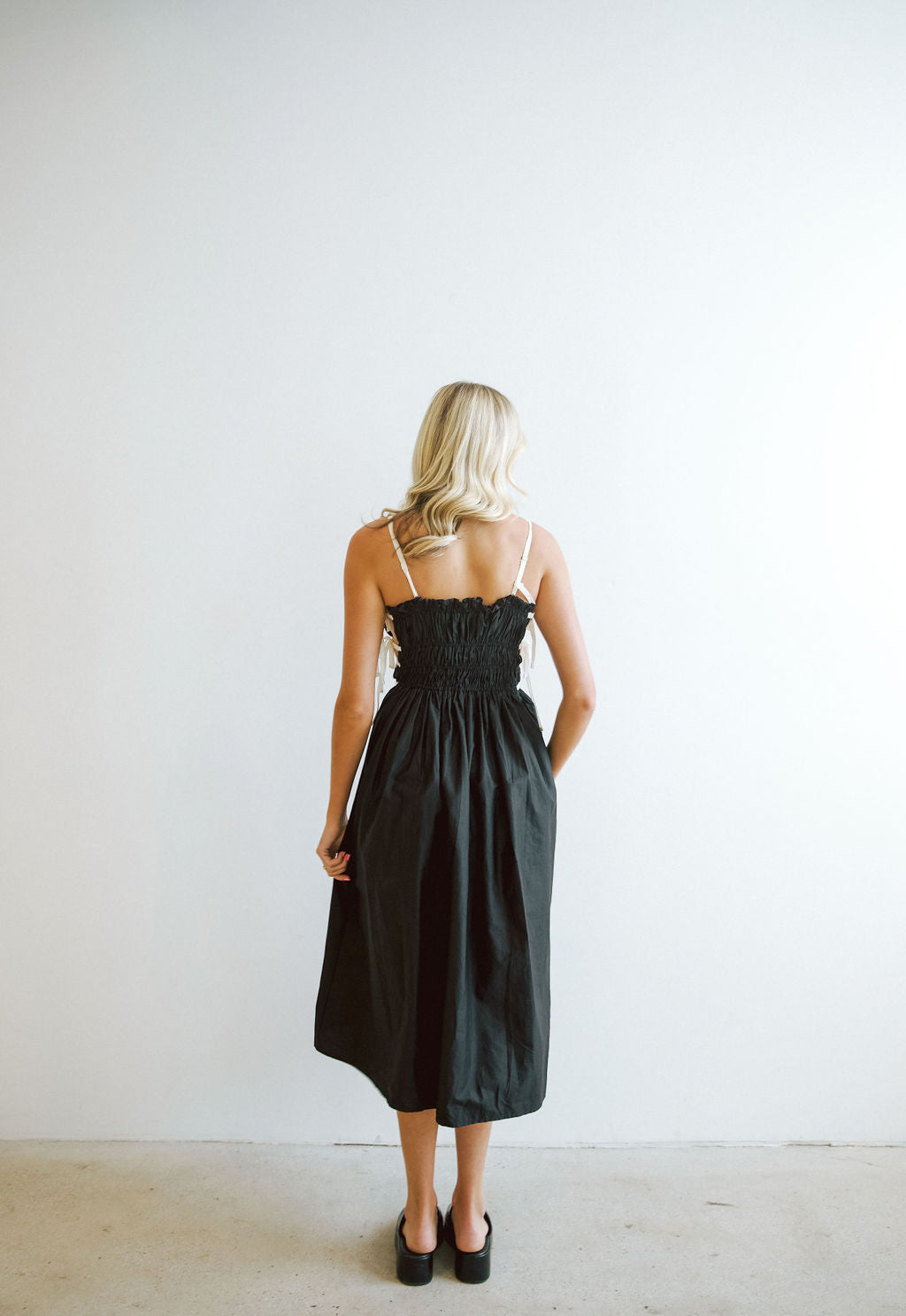 Josie Contrast Tie Dress