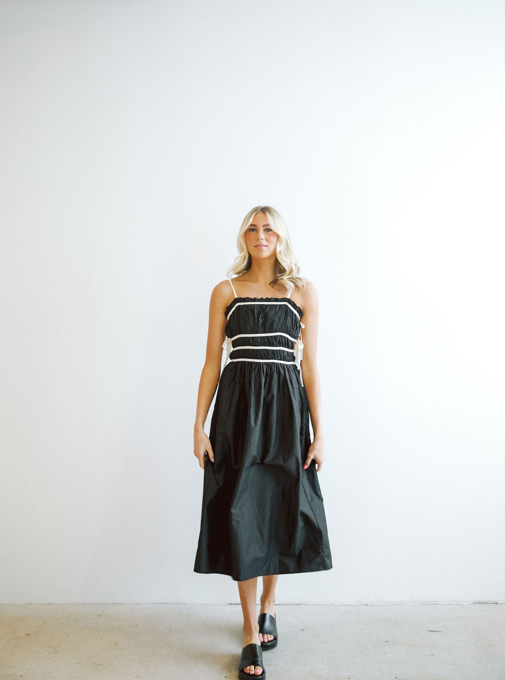 Josie Contrast Tie Dress