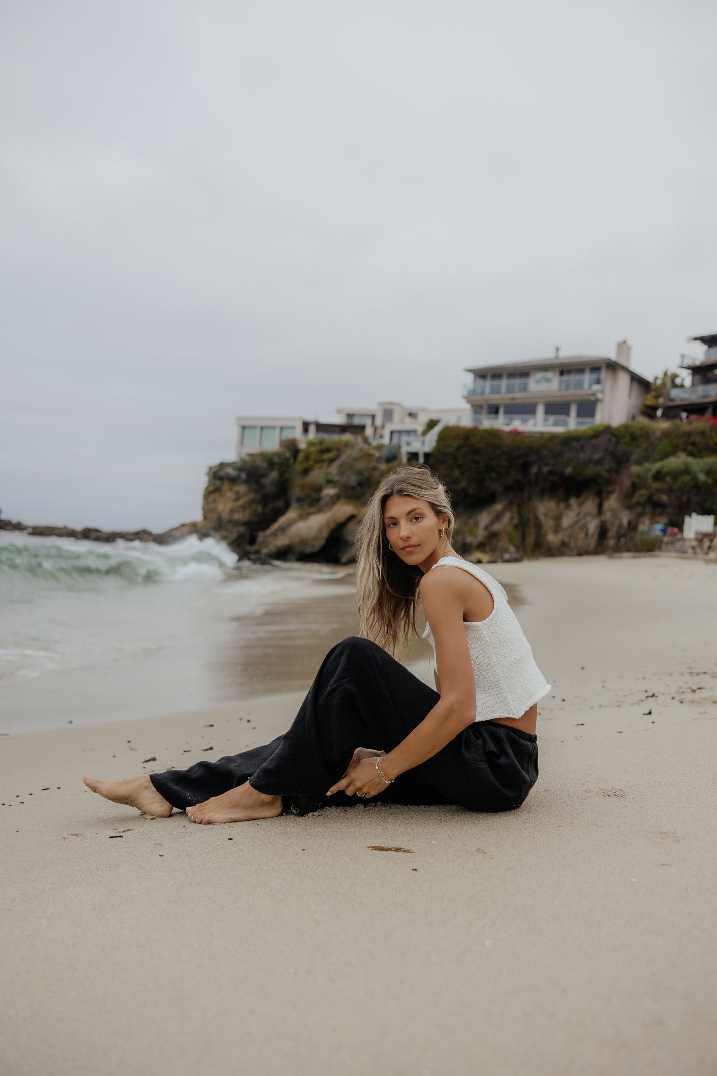 Bondi Linen Pants // Black