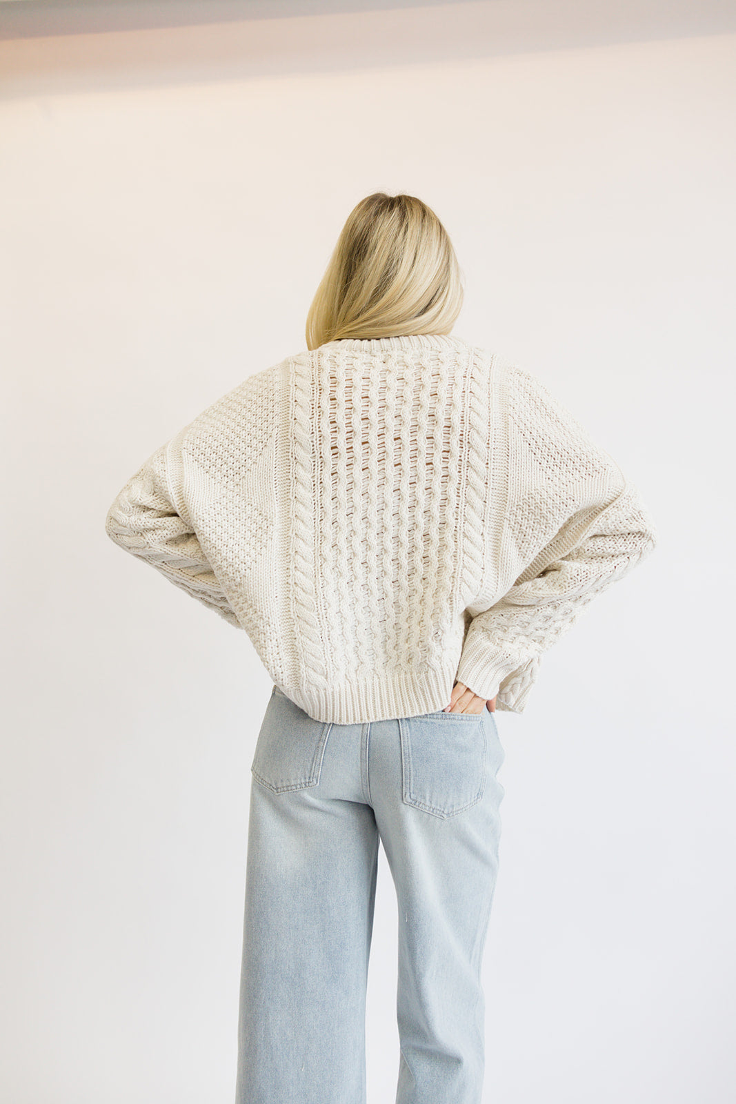 Fall Favorite Classic Sweater // Ivory
