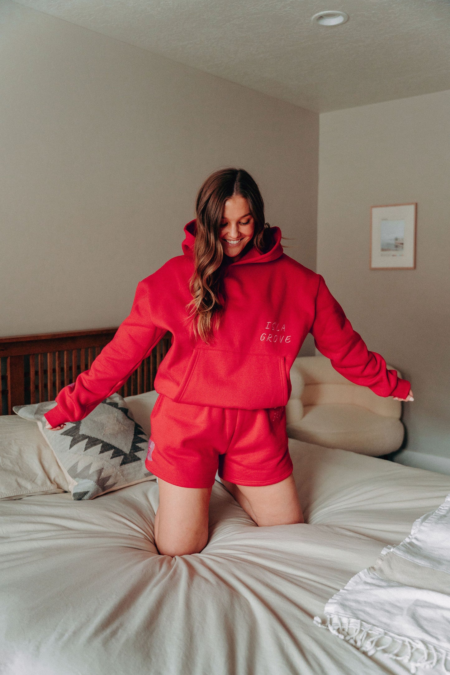 Isla Grove Original Sweatshorts // Berry