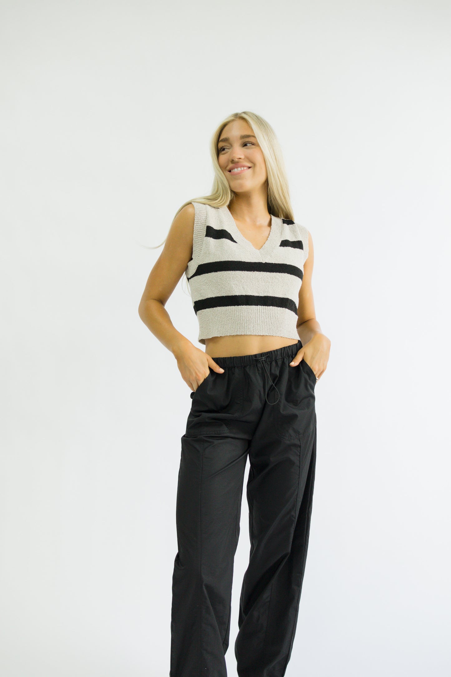 Brooklyn Stripe Sweater Vest