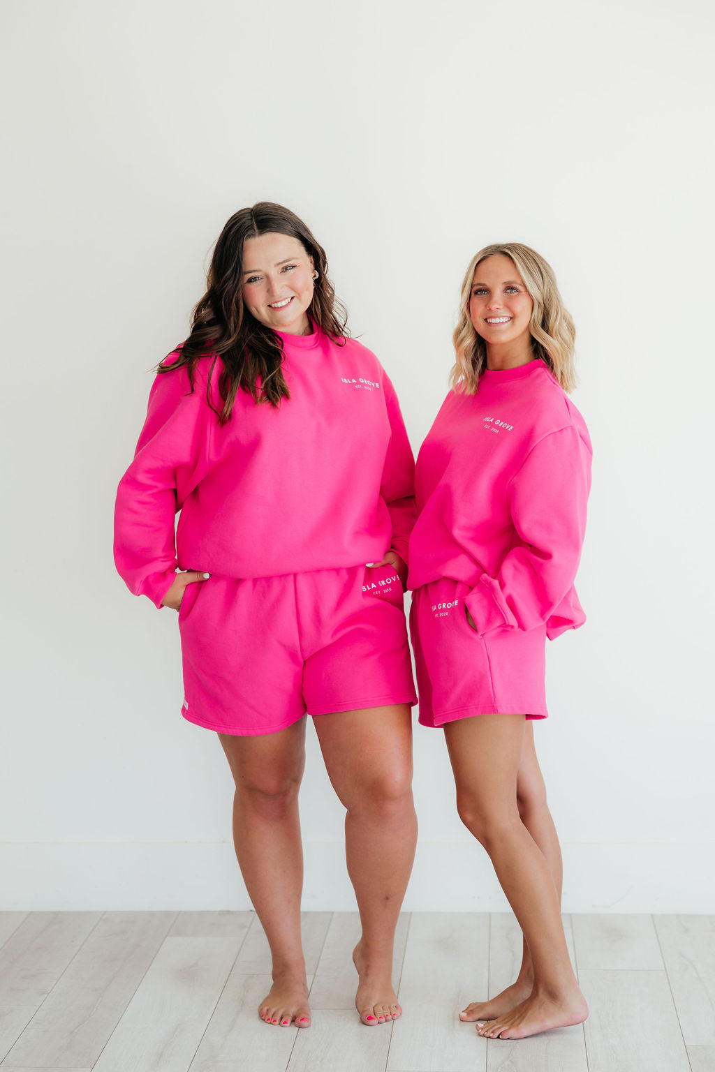 Isla Grove Original Crewneck // Hot Pink *RESTOCKED*