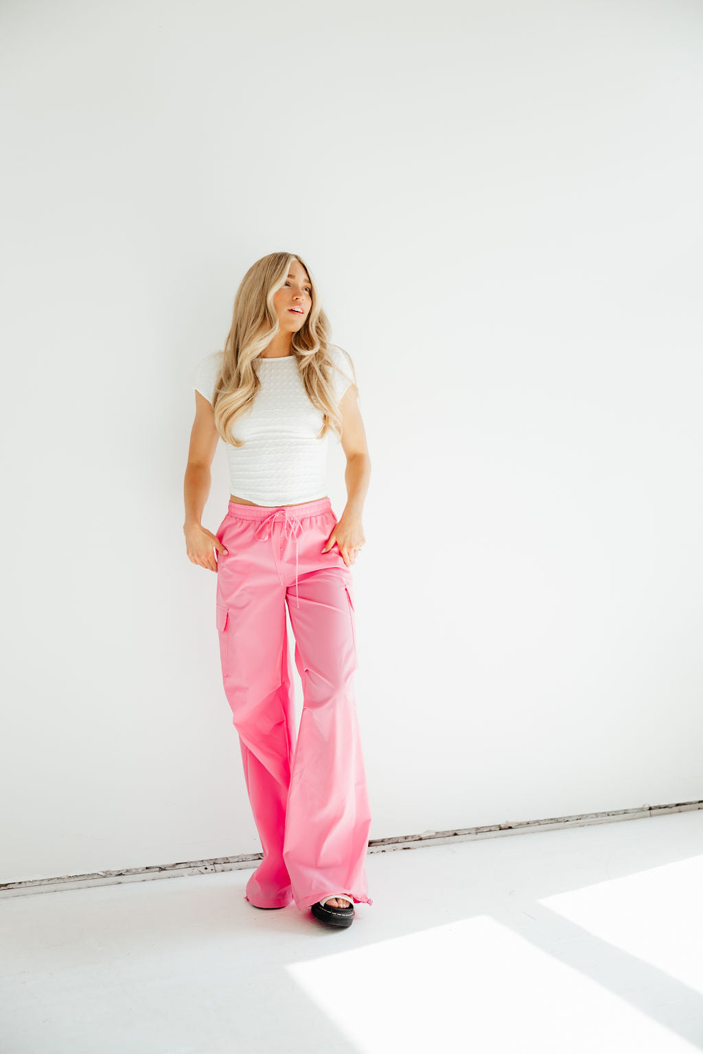 Party in Pink Cargo Pants