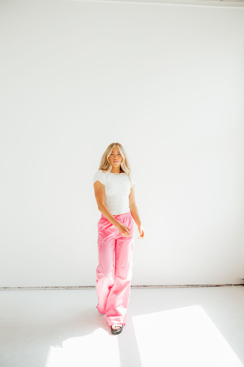 Party in Pink Cargo Pants