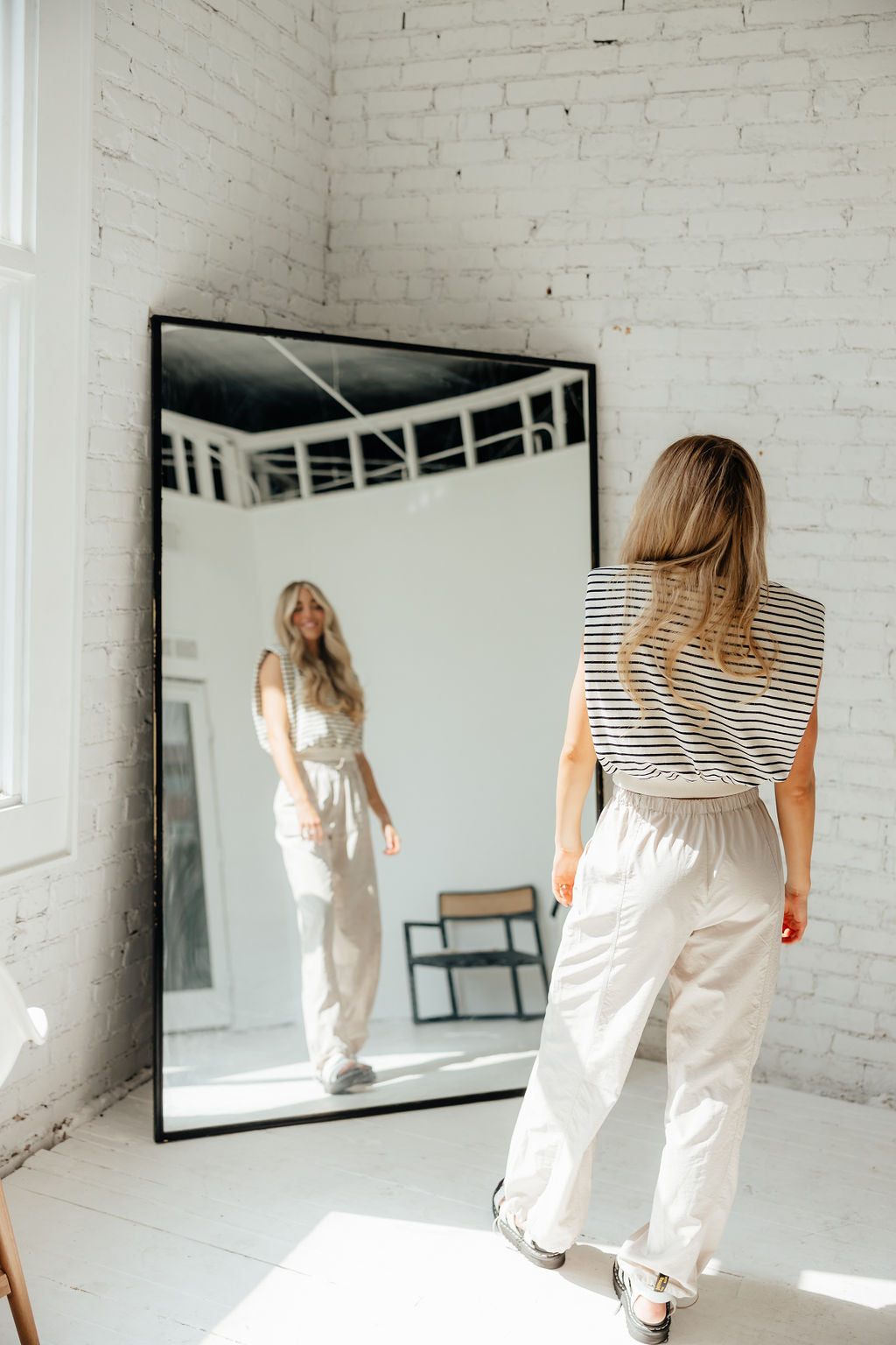 Sandy Striped Vest