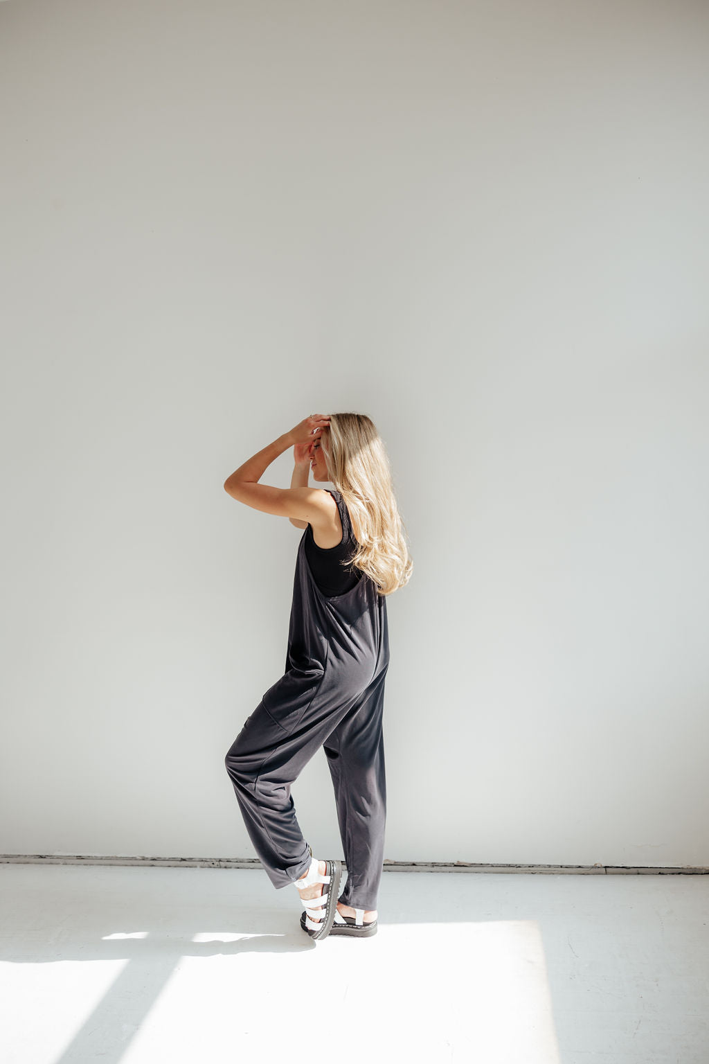 Forever Favorite Jumpsuit // Charcoal *RESTOCKED*