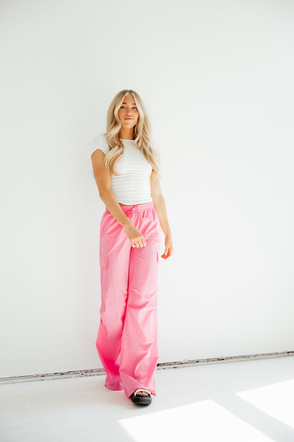 Party in Pink Cargo Pants