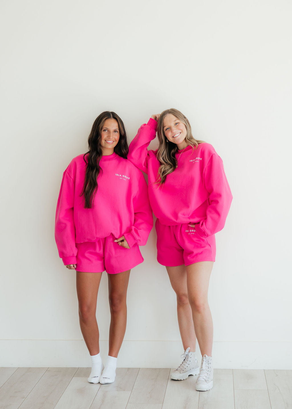 Isla Grove Original Sweatshorts // Hot Pink *RESTOCKED*