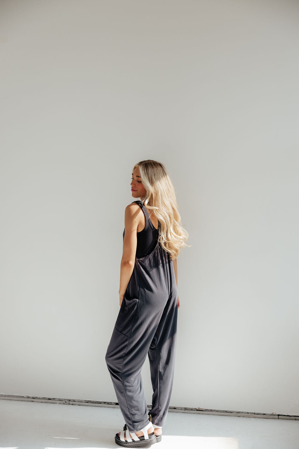 Forever Favorite Jumpsuit // Charcoal *RESTOCKED*