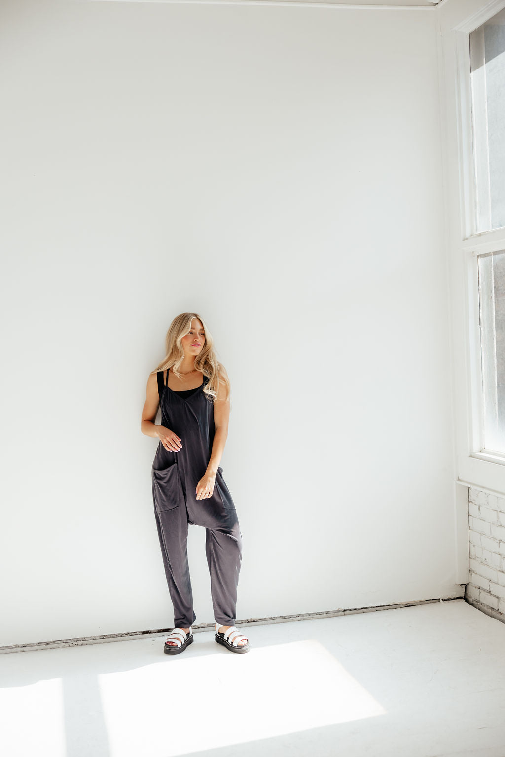 Forever Favorite Jumpsuit // Charcoal *RESTOCKED*