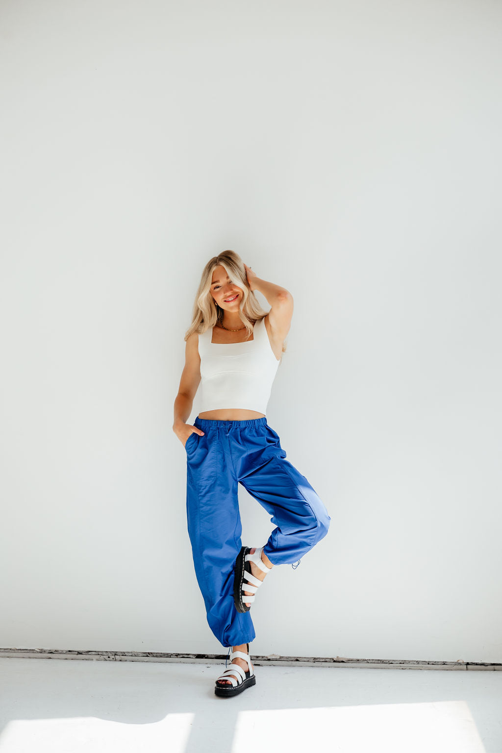 It’s a Vibe Parachute Pant // Blue