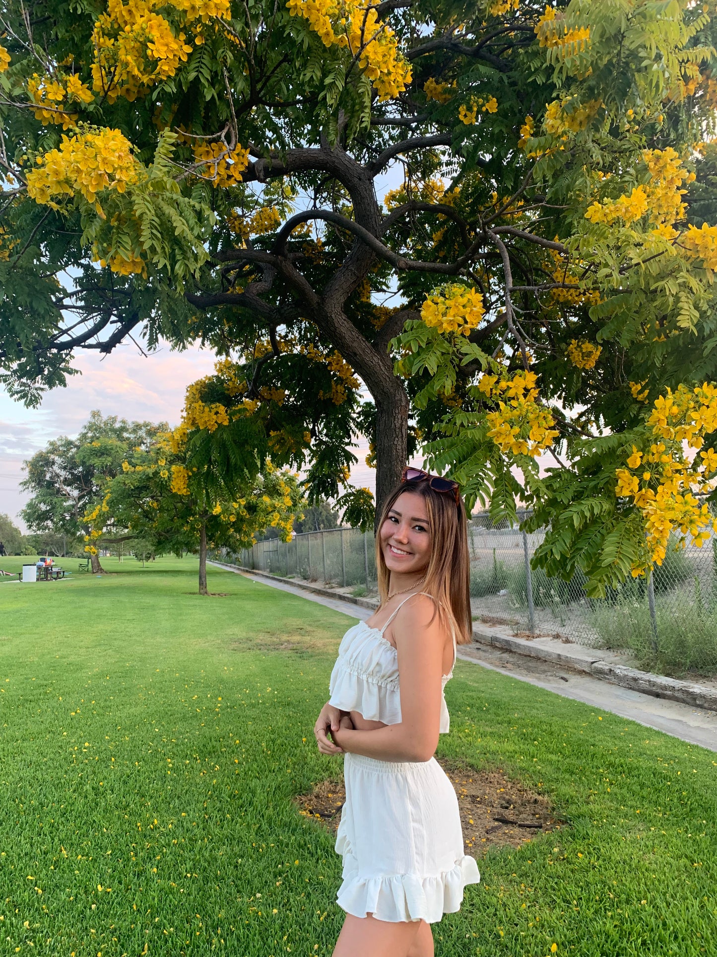 Delilah Ruffle Shorts Set