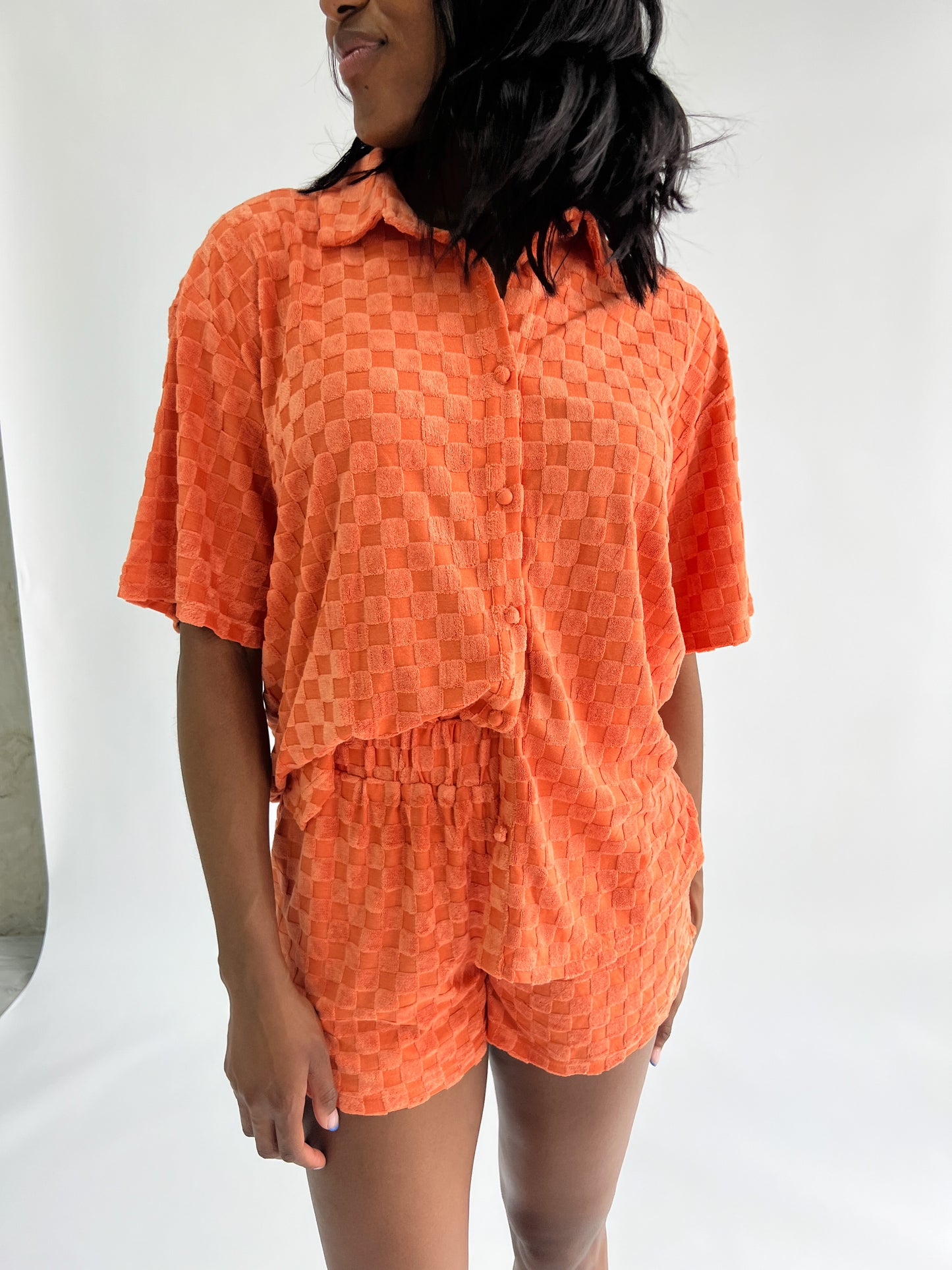 Orange Dream Checkered Set