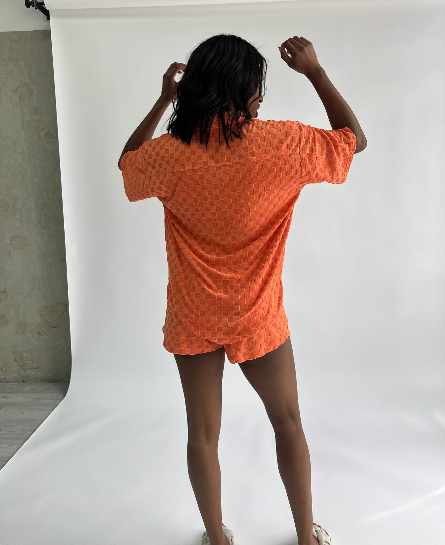 Orange Dream Checkered Set