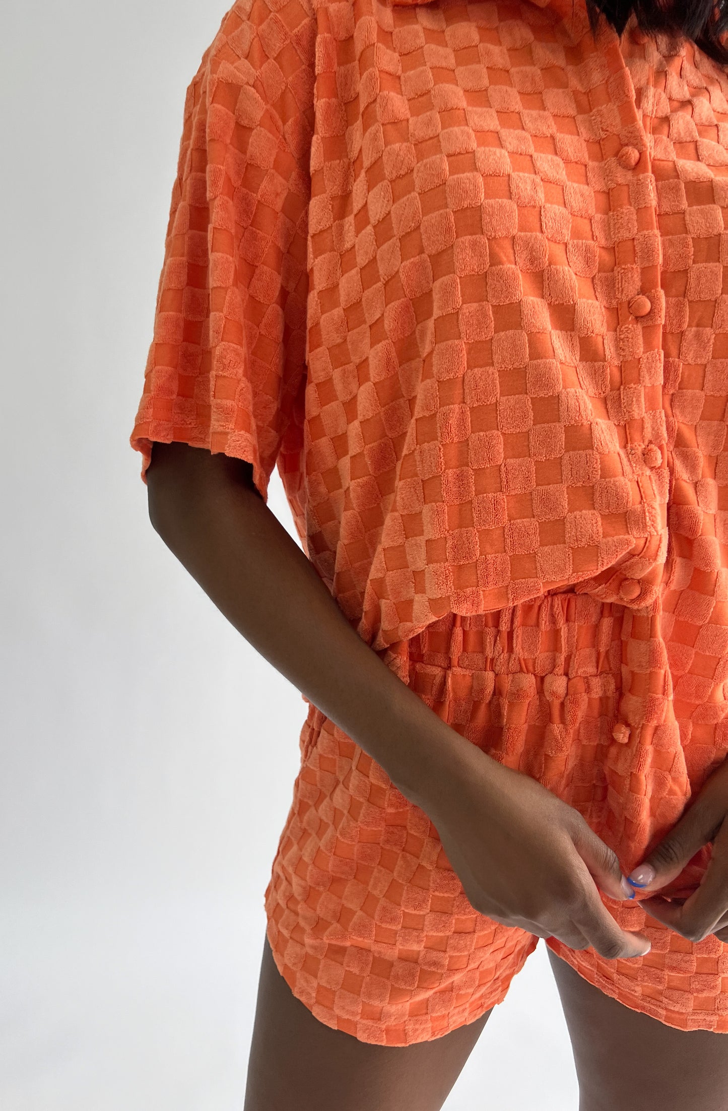 Orange Dream Checkered Set
