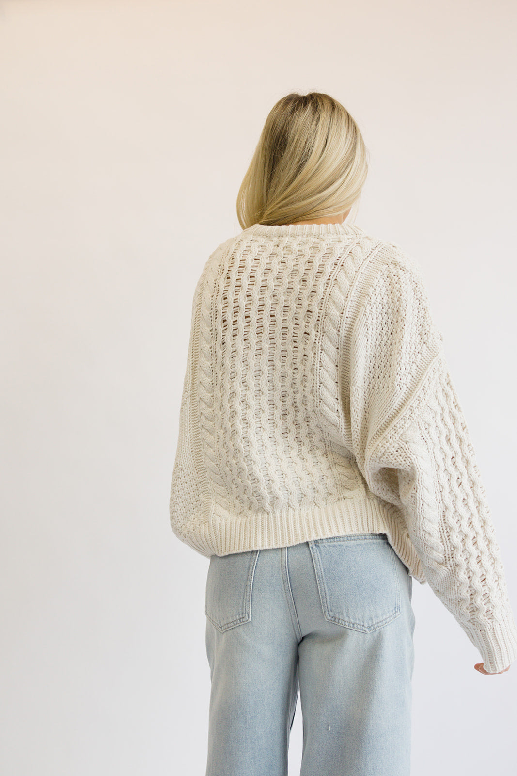 Fall Favorite Classic Sweater // Ivory