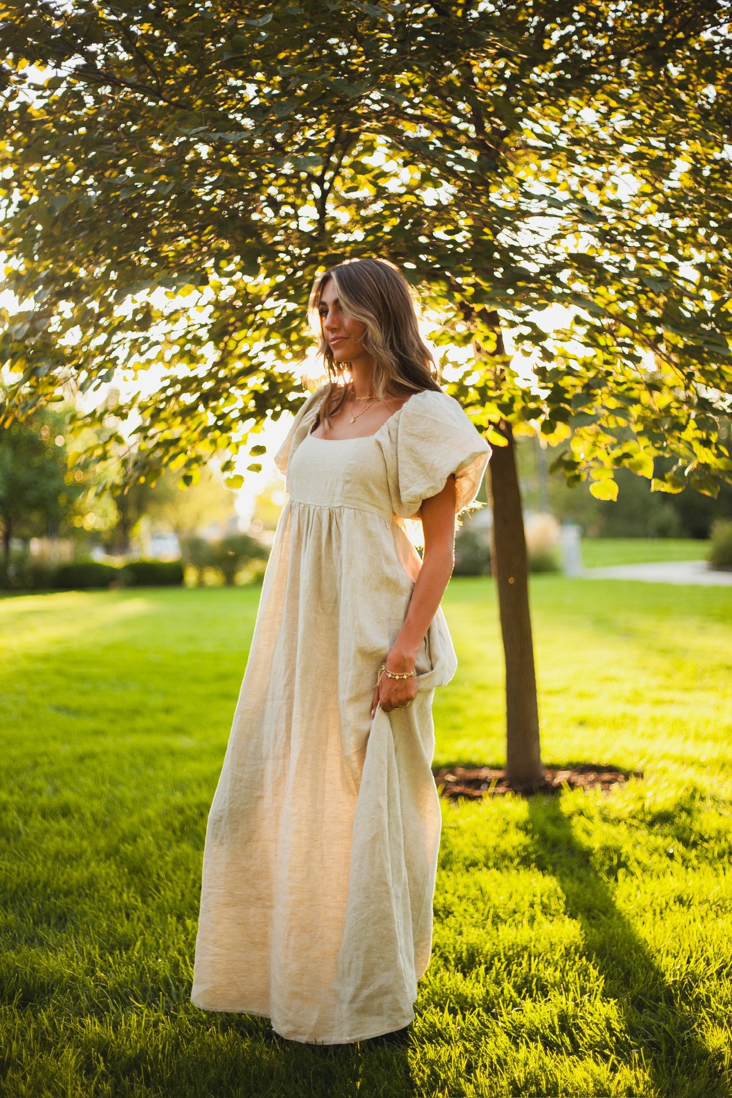 Nova Linen Dress